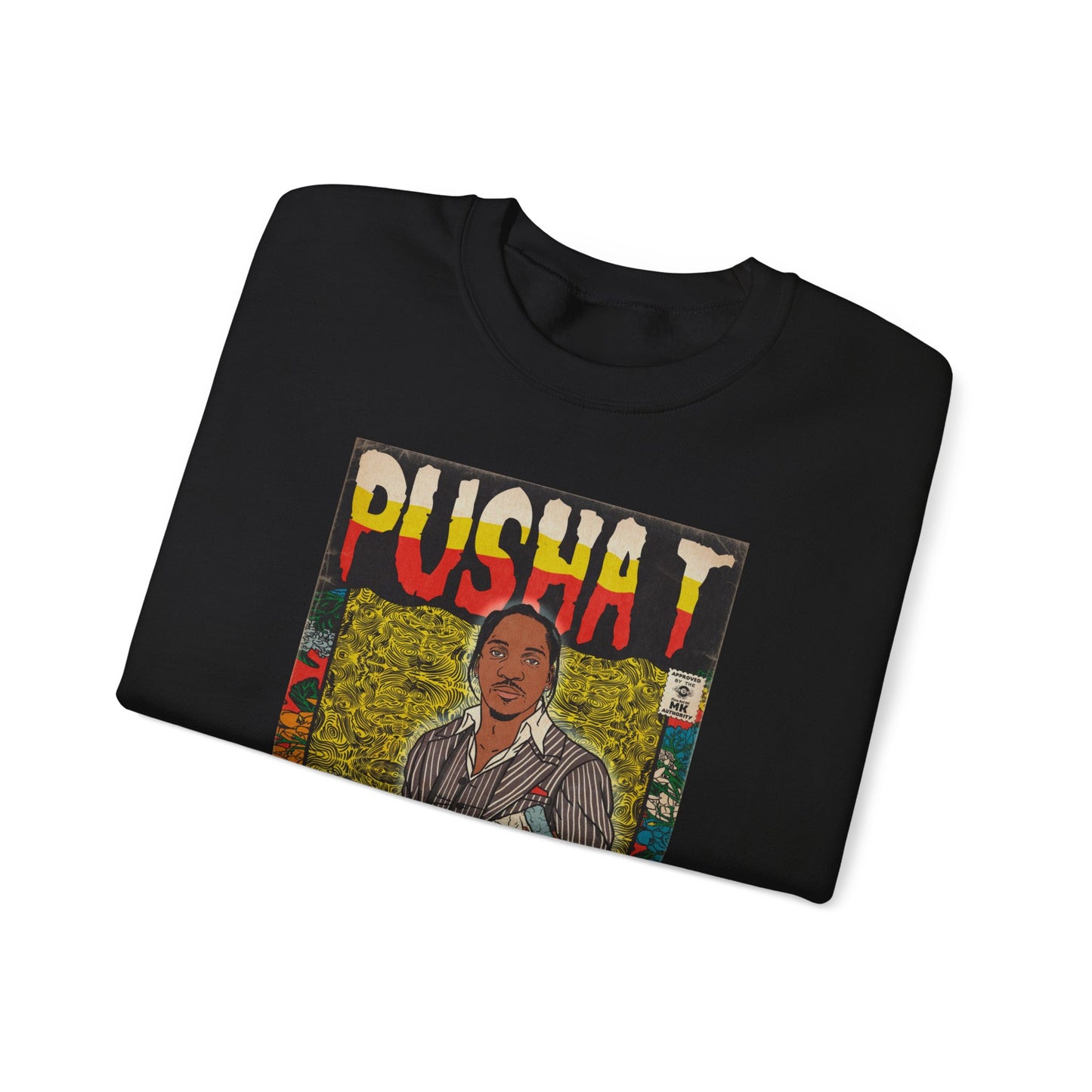 Pusha T - Comic Book Art - Unisex Heavy Blend™ Crewneck Sweatshirt