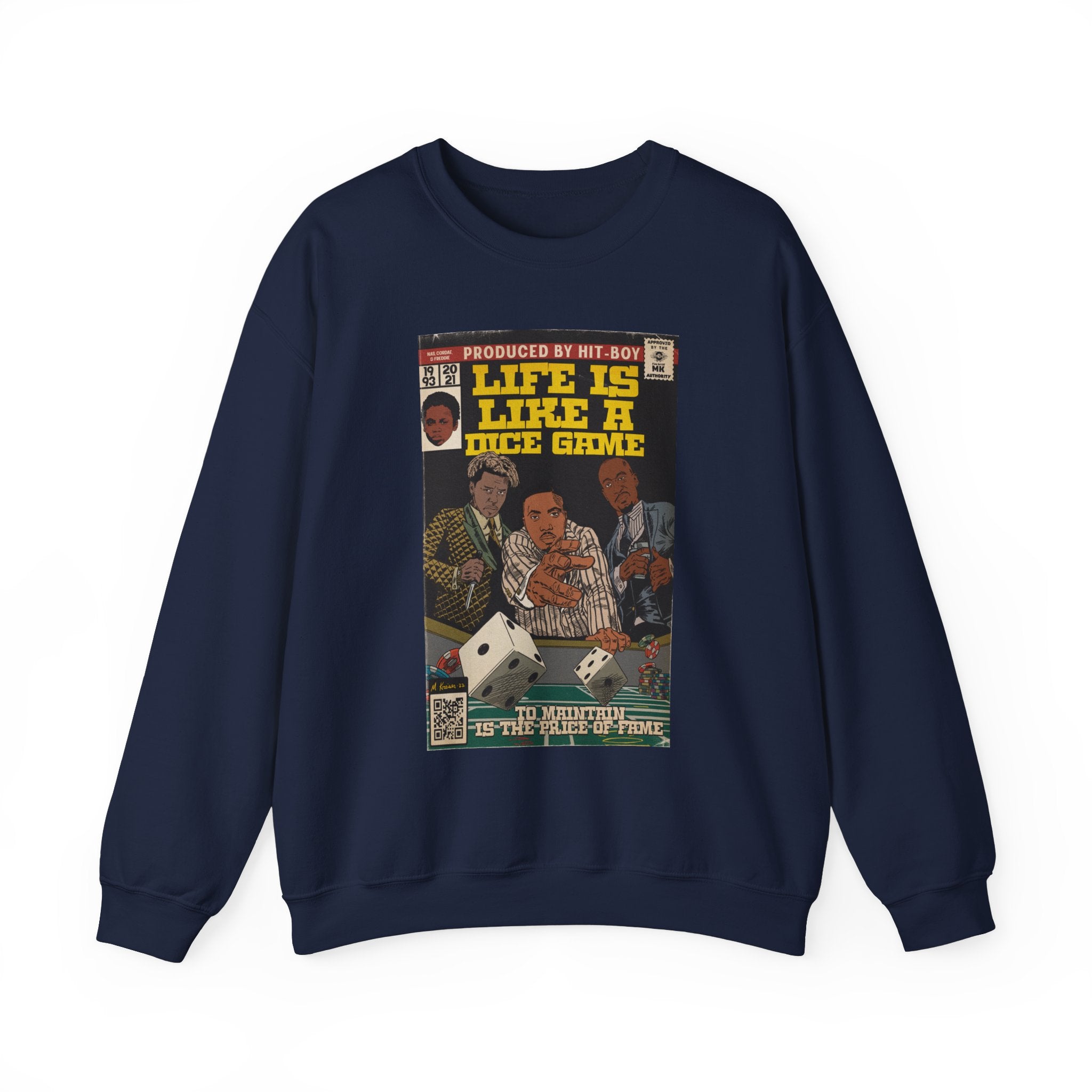 Life Is Like A Dice Game - Unisex Heavy Blend™ Crewneck Sweatshirt