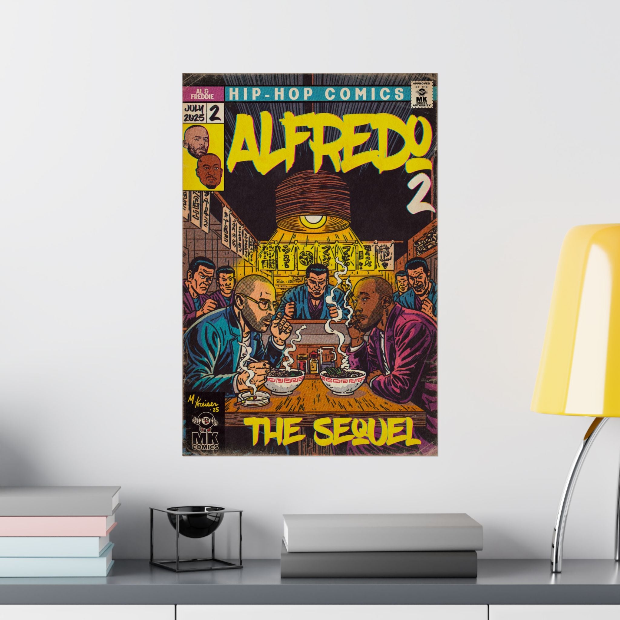 Alfredo 2 - Matte Vertical Posters