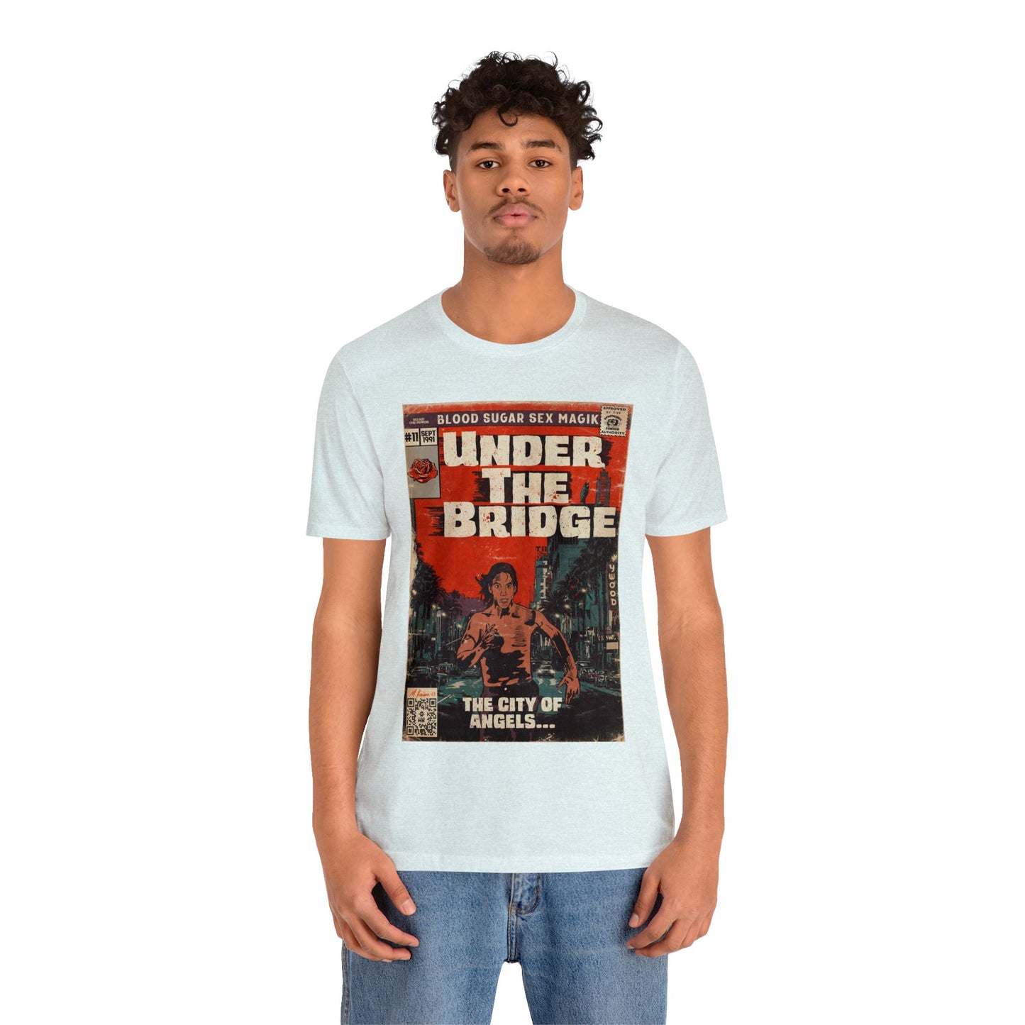 Red Hot Chili Peppers- Under The Bridge - Unisex Jersey Short Sleeve Tee