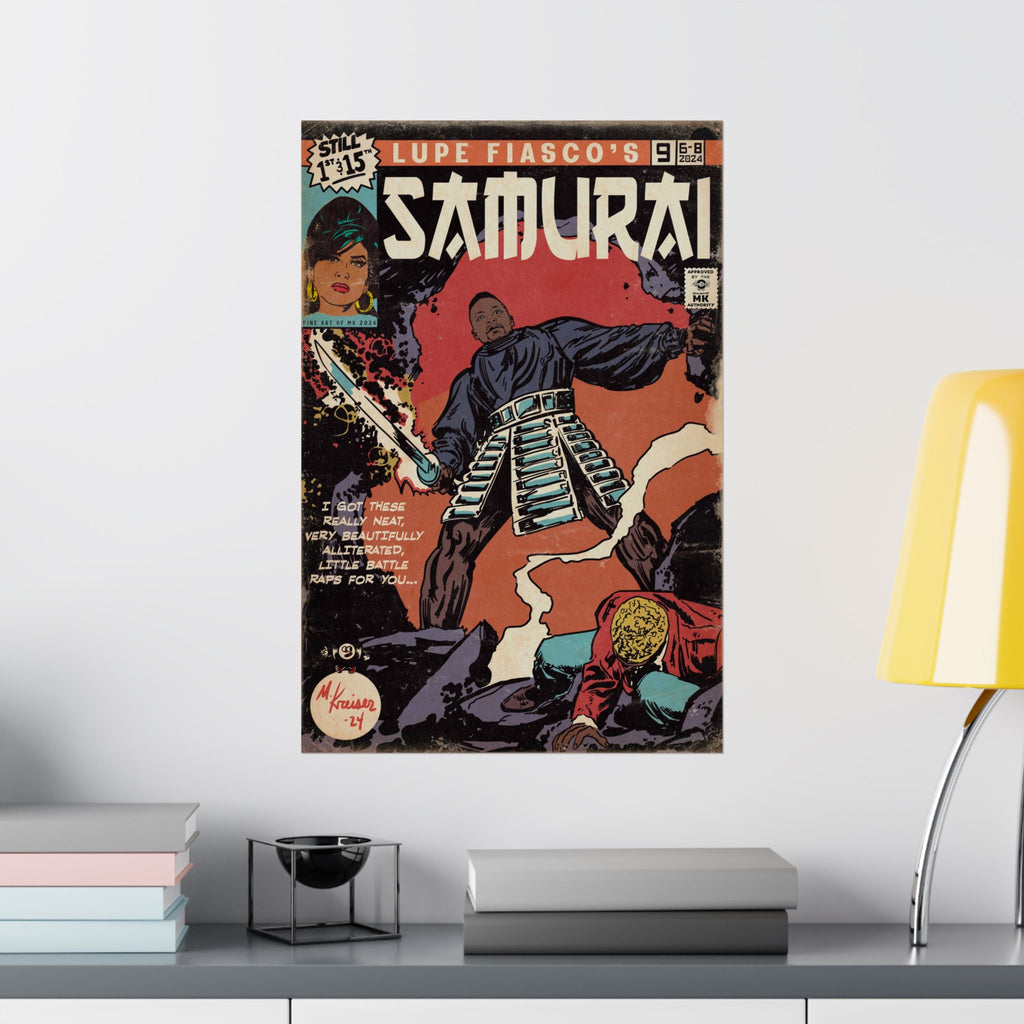 Samurai - Matte Vertical Poster