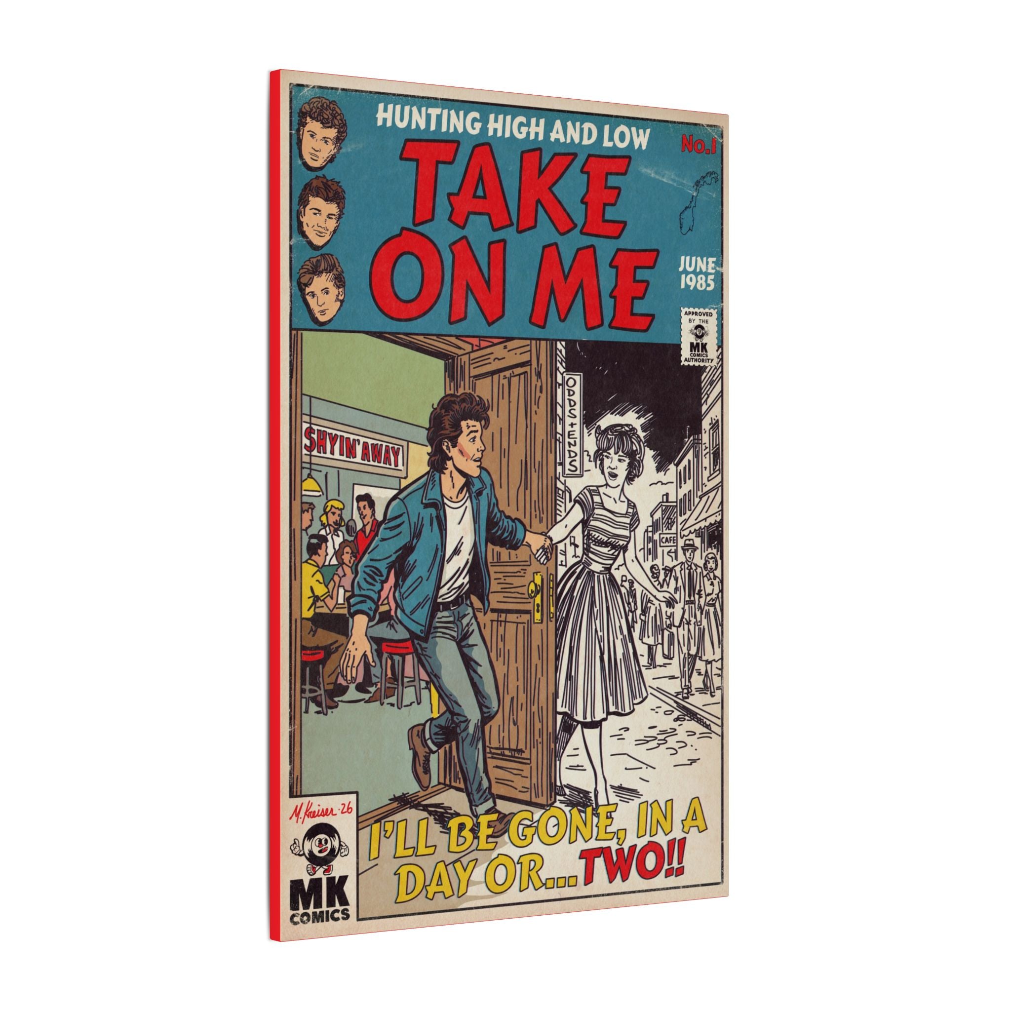 Take On Me - Matte Canvas, Stretched, 0.75" (Multi-Size)