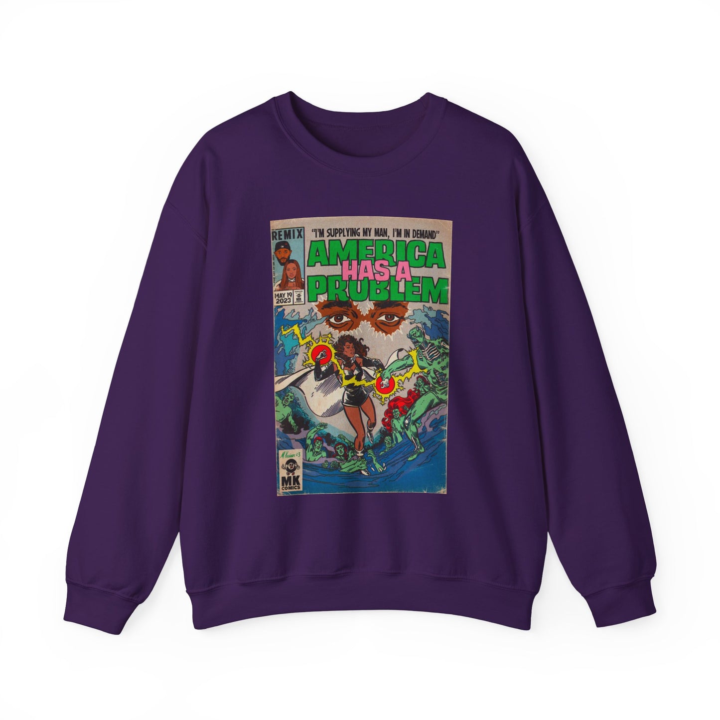 America Has a Problem - Unisex Heavy Blend™ Crewneck Sweatshirt