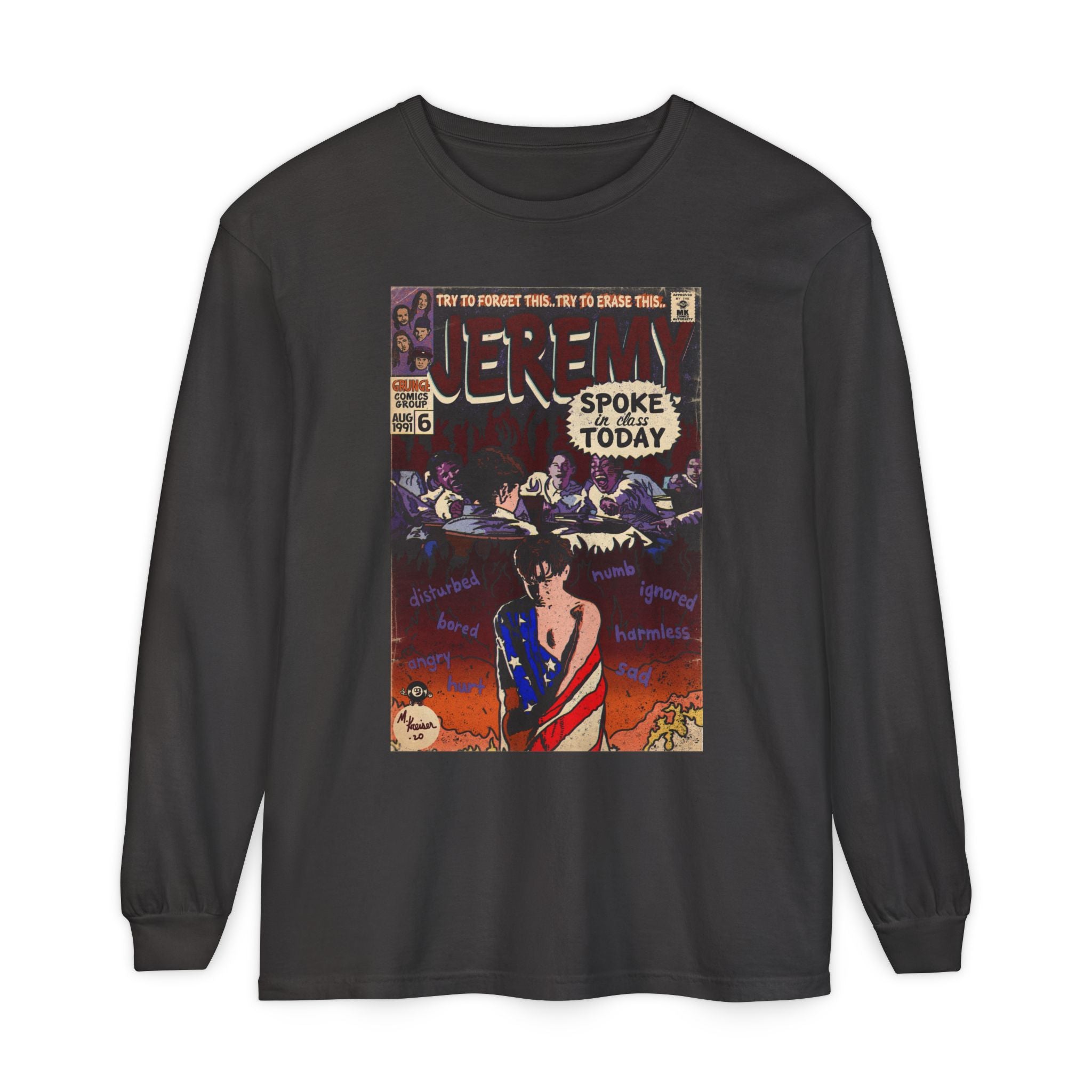 Jeremy - Unisex Comfort Colors Long Sleeve T-Shirt