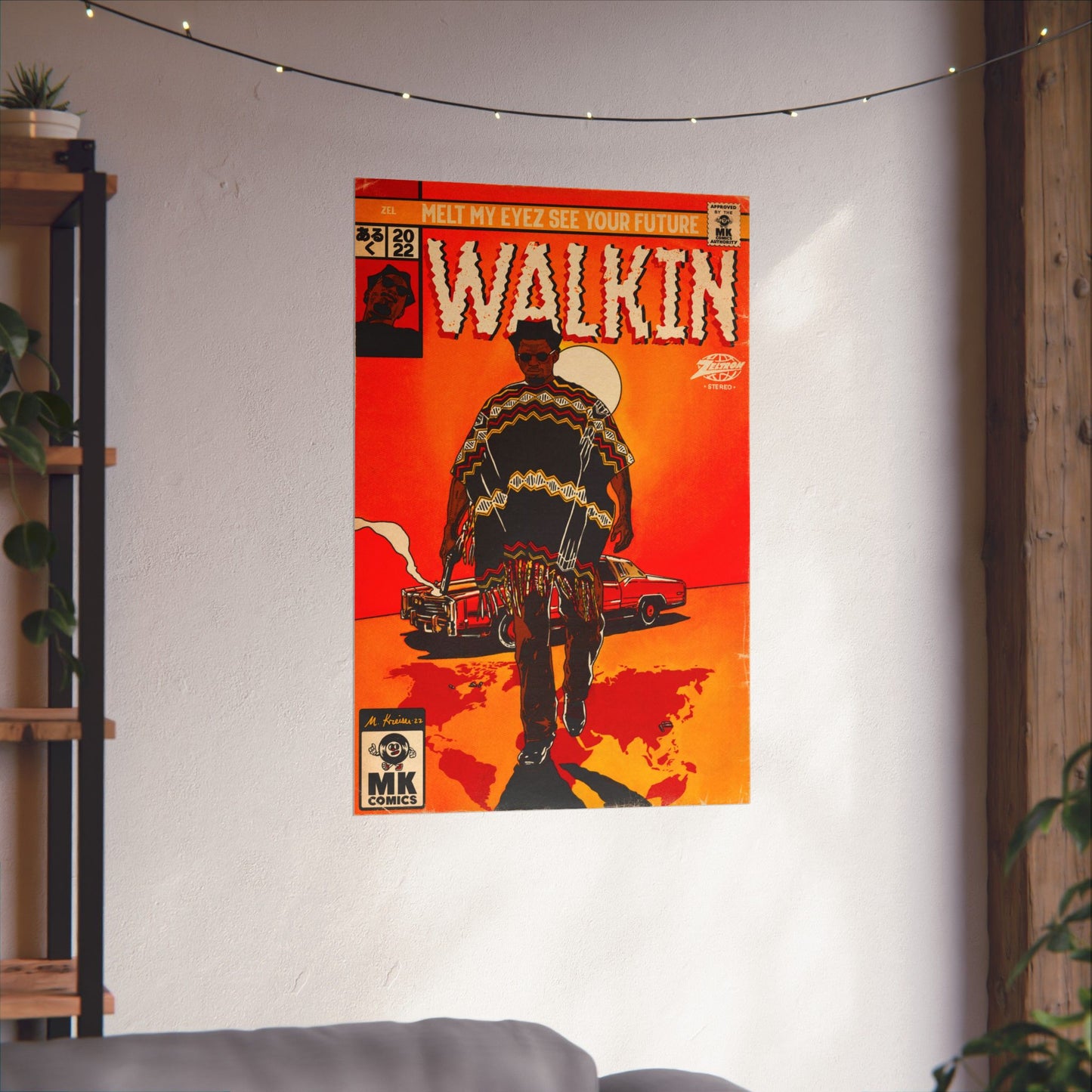 Walkin’ - Vertical Matte Posters