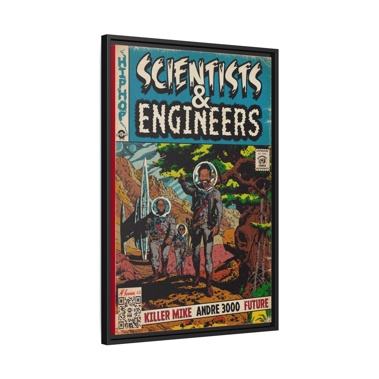 Killer Mike - Scientists & Engineers - Andre 3000 - Future - Gallery Canvas Wraps, Vertical Frame