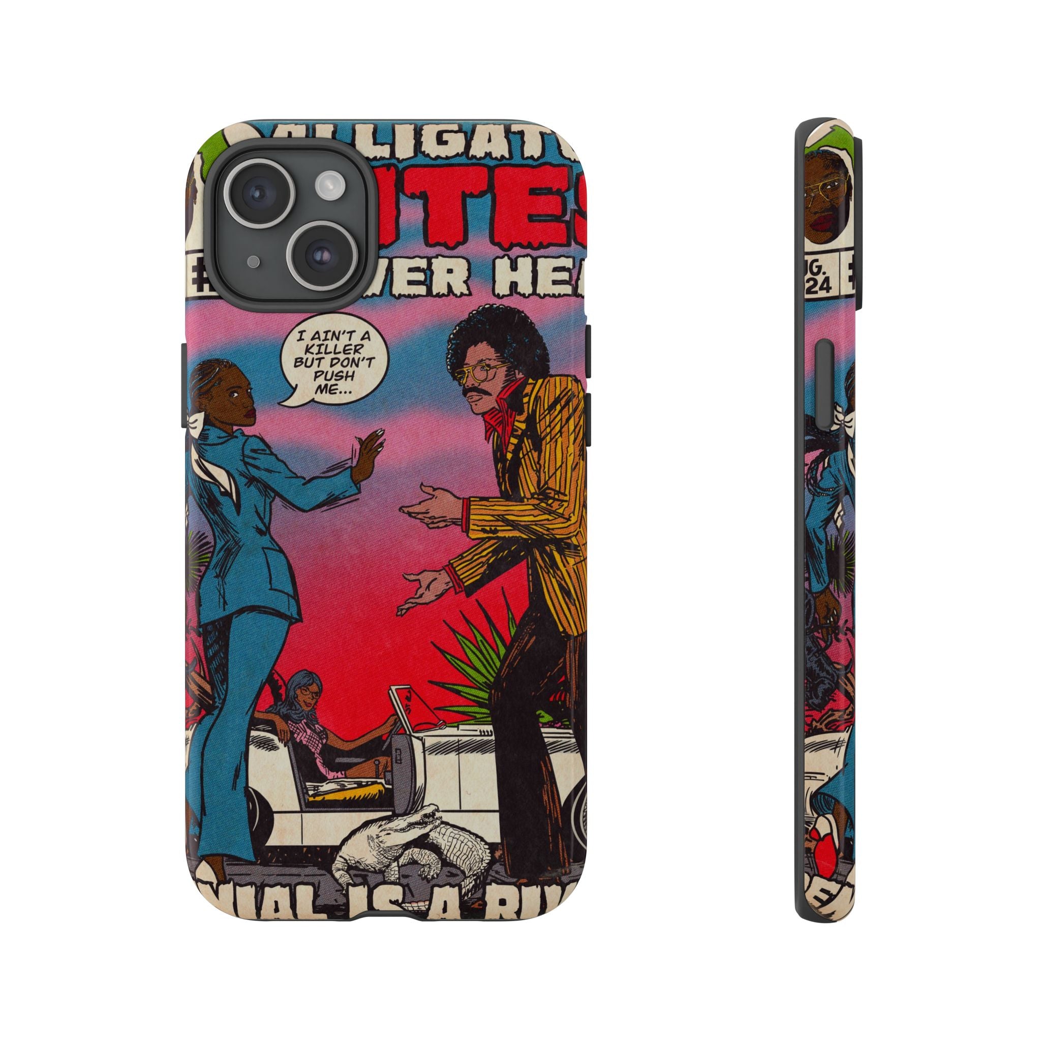 Denial is a River - Alligator Bites - Tough Phone Cases