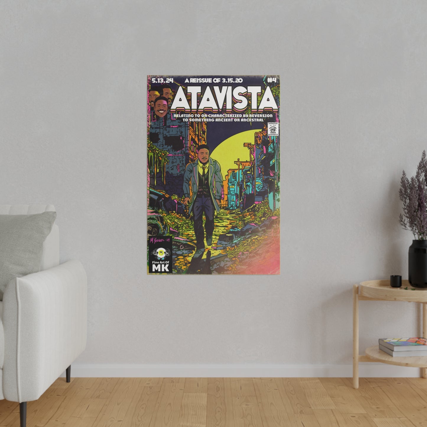 Childish Gambino - Atavista - Matte Canvas, Stretched, 0.75"