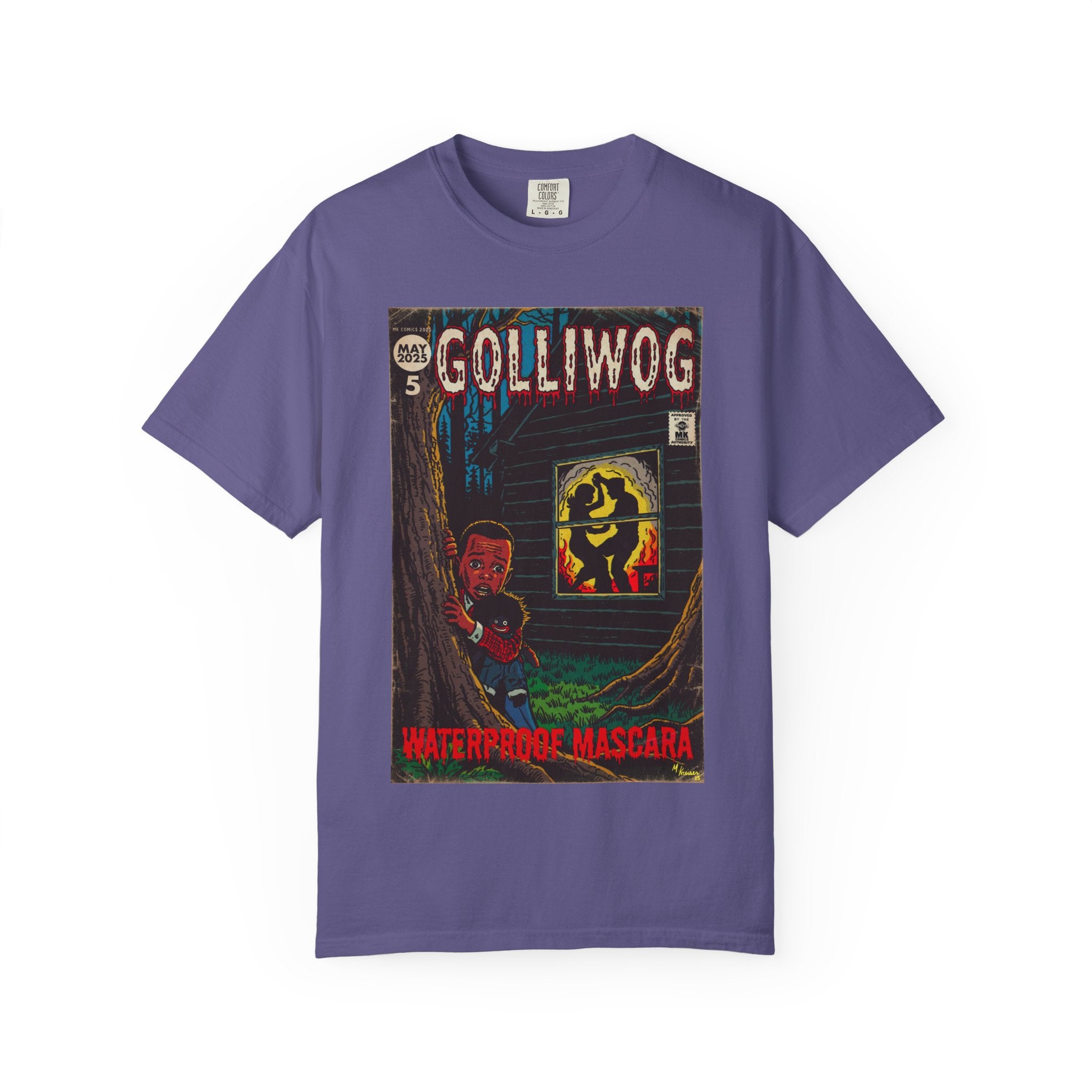 Waterproof Mascara - Golliwog - Unisex Garment-Dyed T-shirt