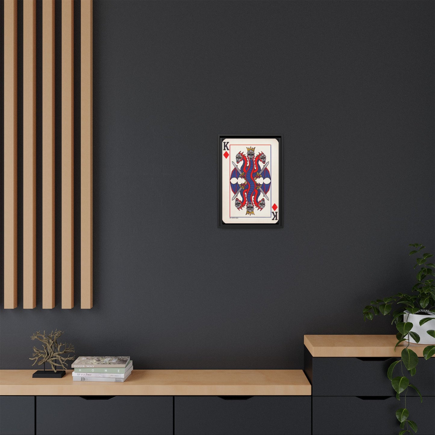 King Geedorah - Matte Canvas, Framed (Multi-color)