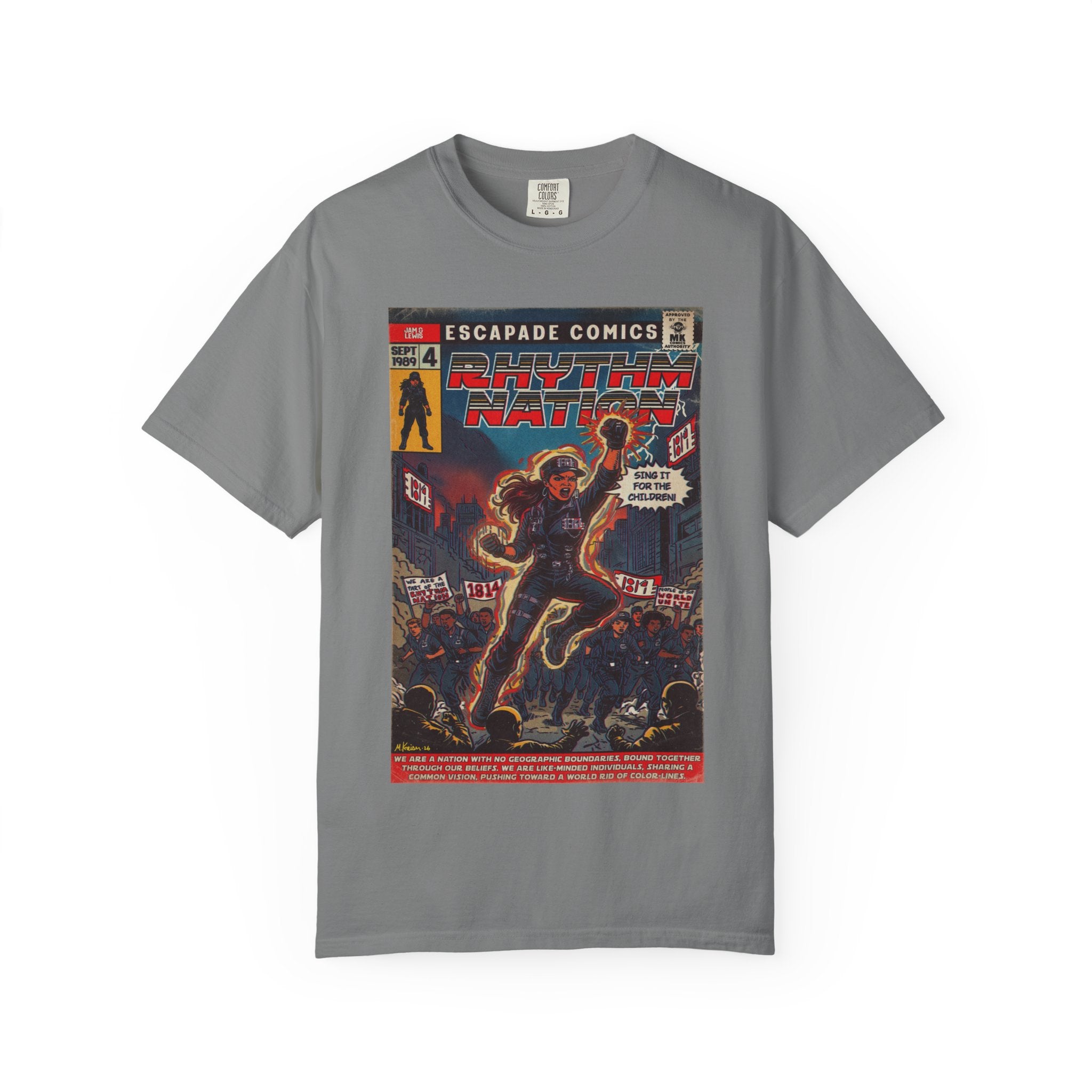 Rhythm Nation - Unisex Comfort Colors T-shirt