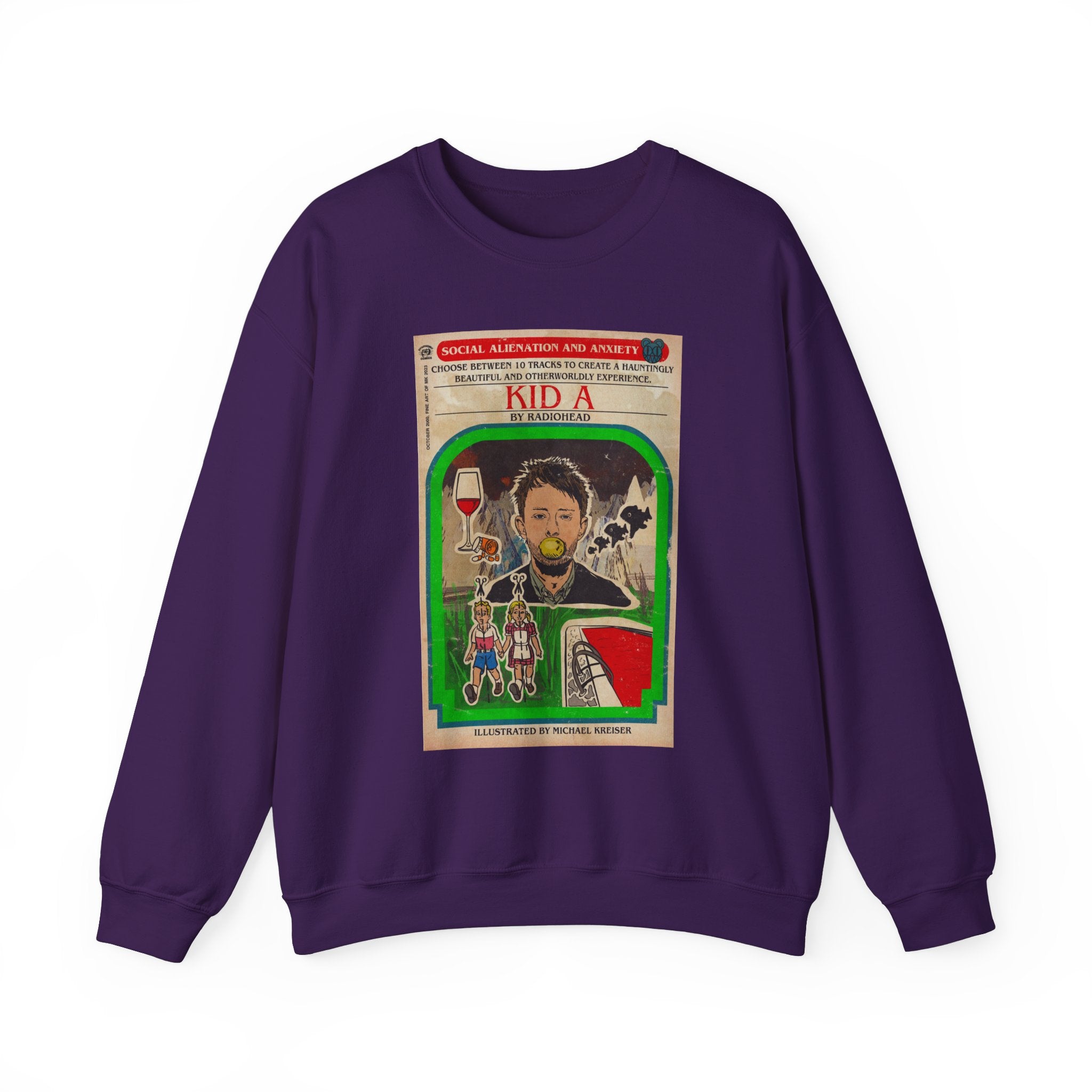 Kid A - Unisex Heavy Blend™ Crewneck Sweatshirt