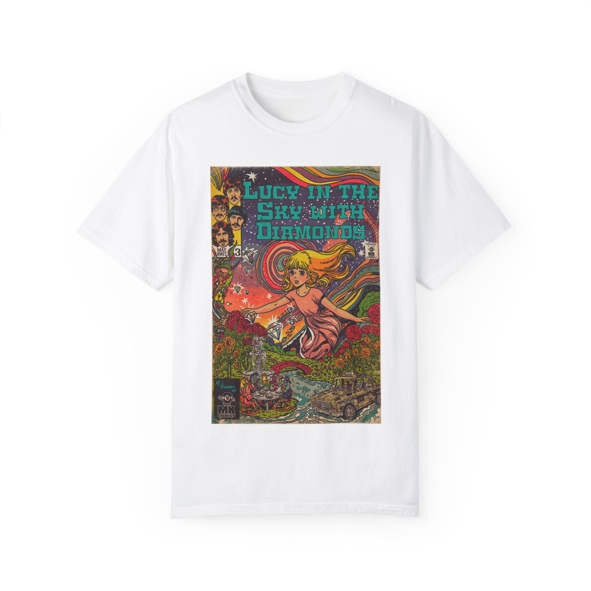 Lucy in the Sky with Diamonds - Unisex Comfort Colors T-shirt