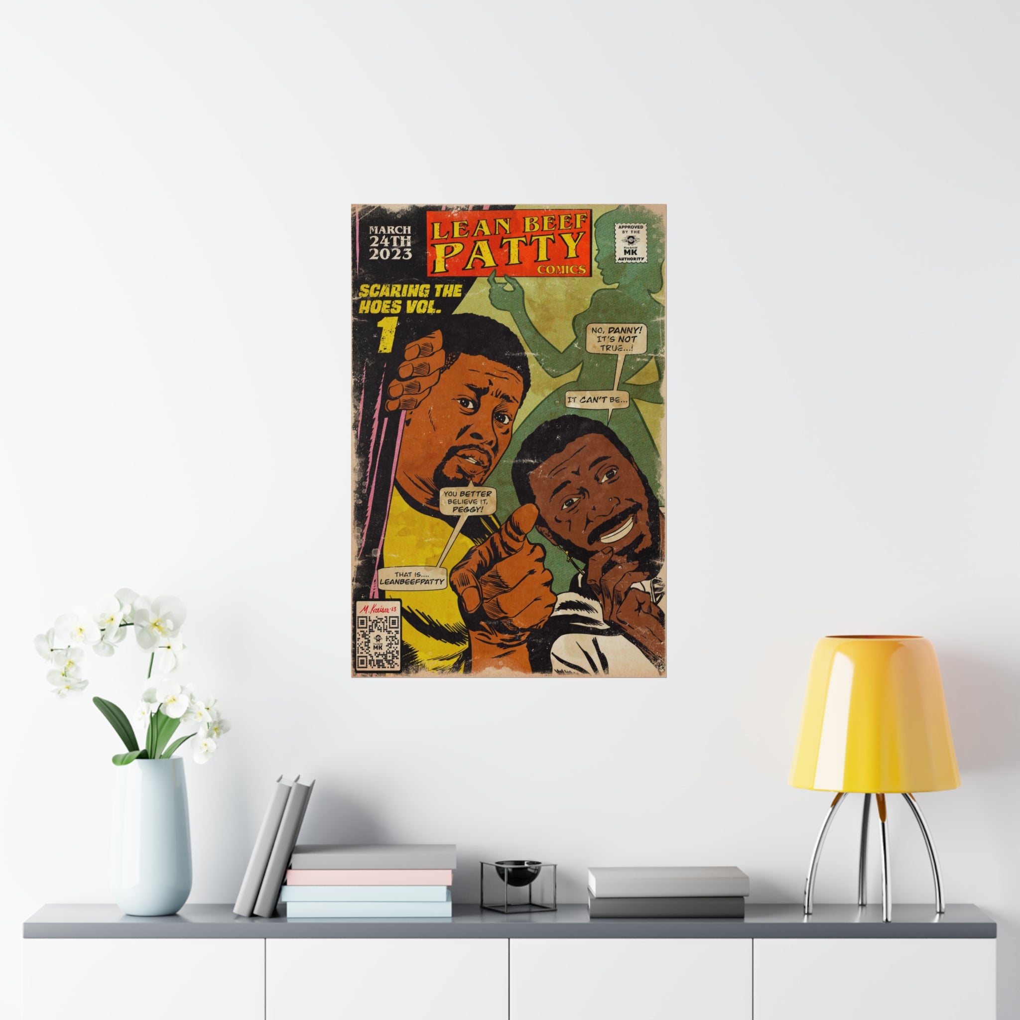 Lean Beef Patty - Vertical Matte Poster