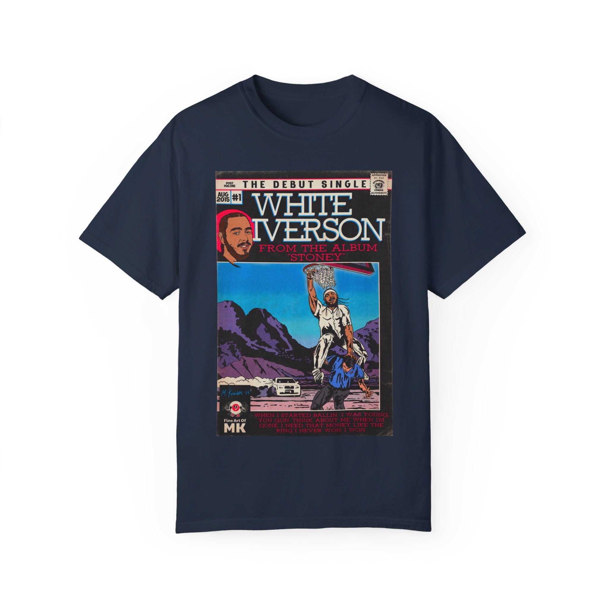 White Iverson - Unisex Comfort Colors T-shirt