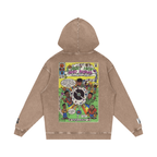 3 Feet High & Rising - Snow Washed Loose Cotton Hoodie