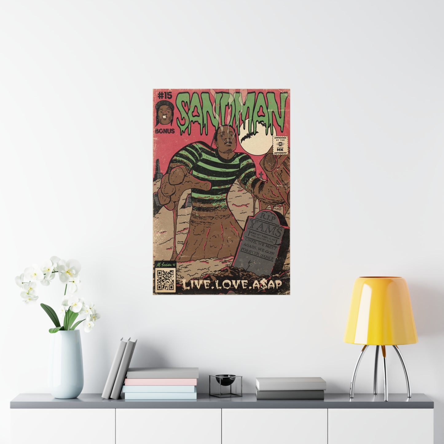 ASAP Rocky - Sandman - Vertical Matte Poster