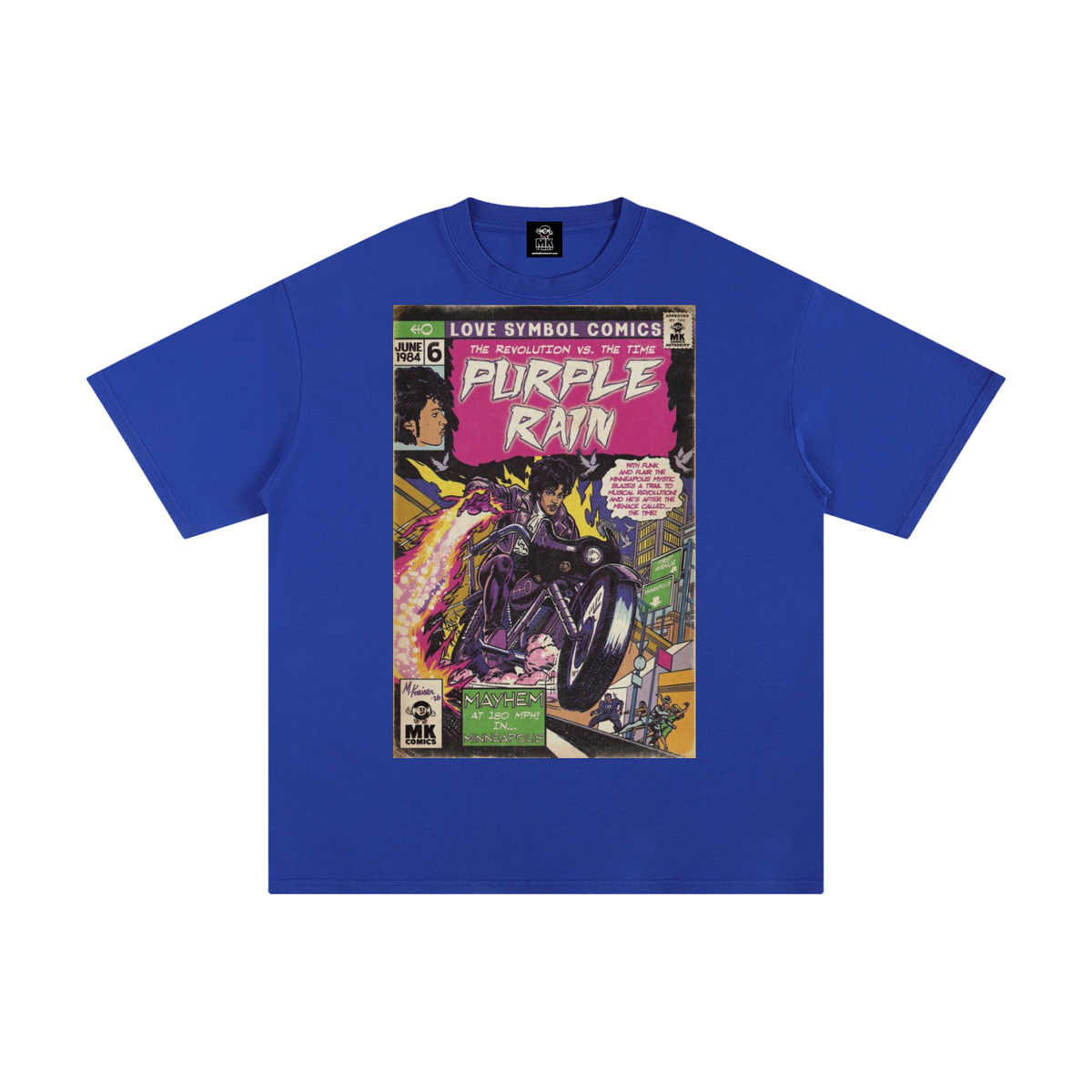 Purple Rain - Unisex Pure Cotton T-Shirt