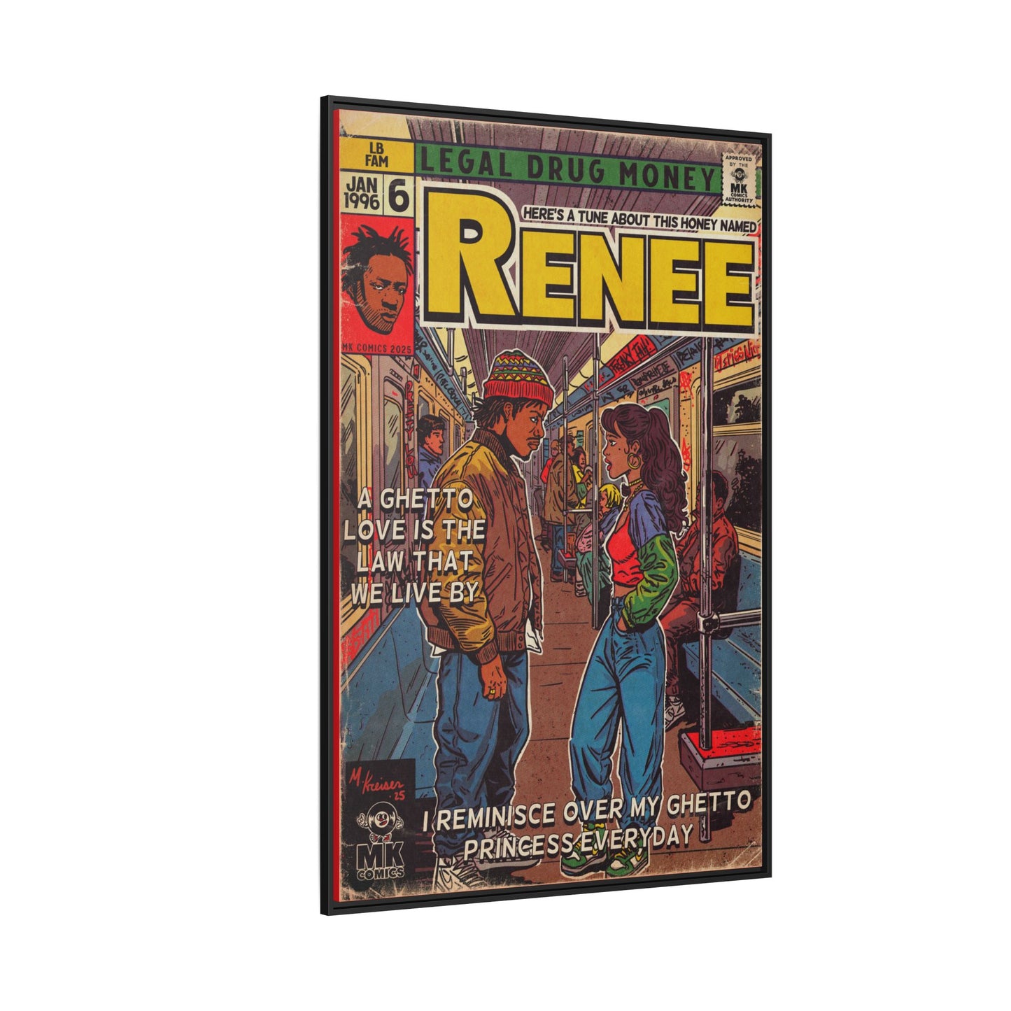 Lost Boyz - Renee - Matte Canvas, Framed (Multi-color)