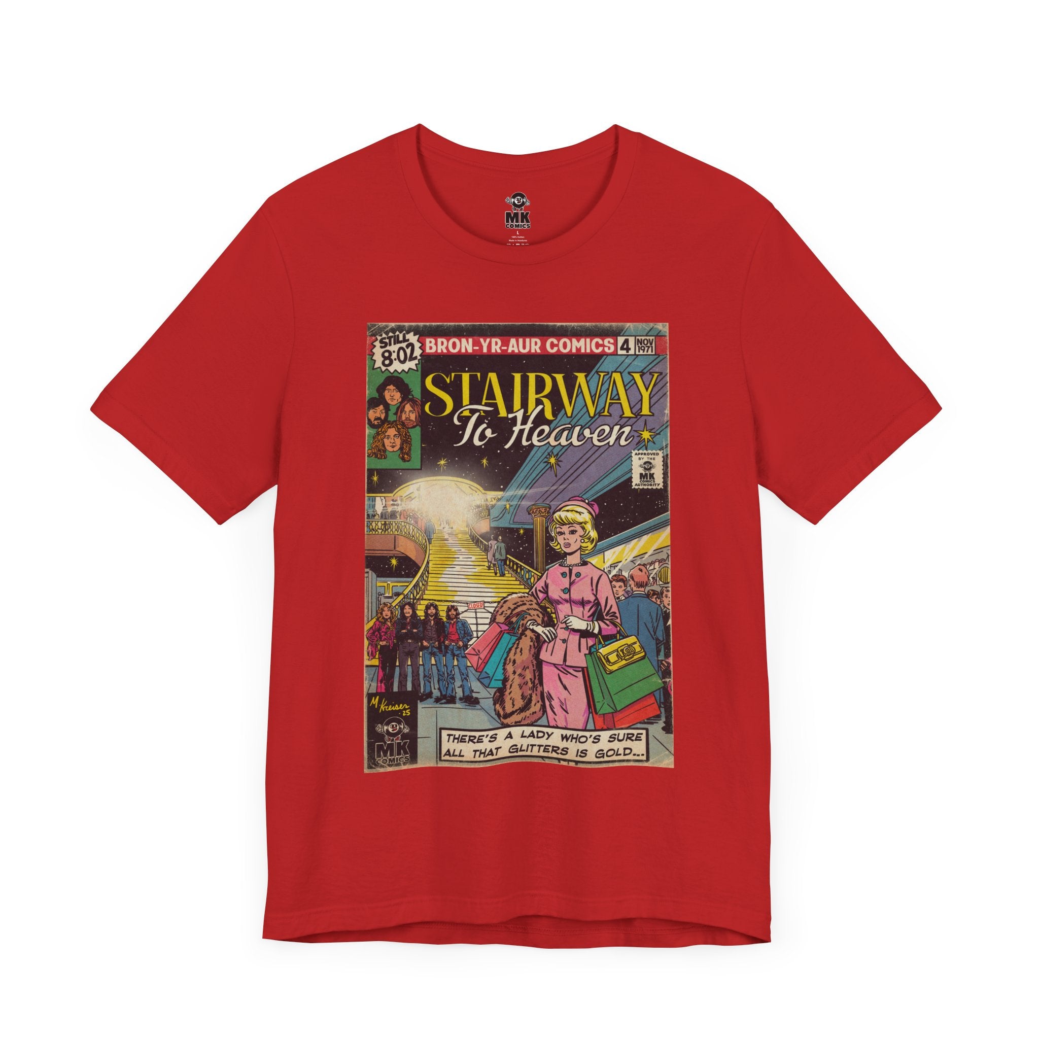 Zepp - Stairway - Unisex Jersey Short Sleeve Tee