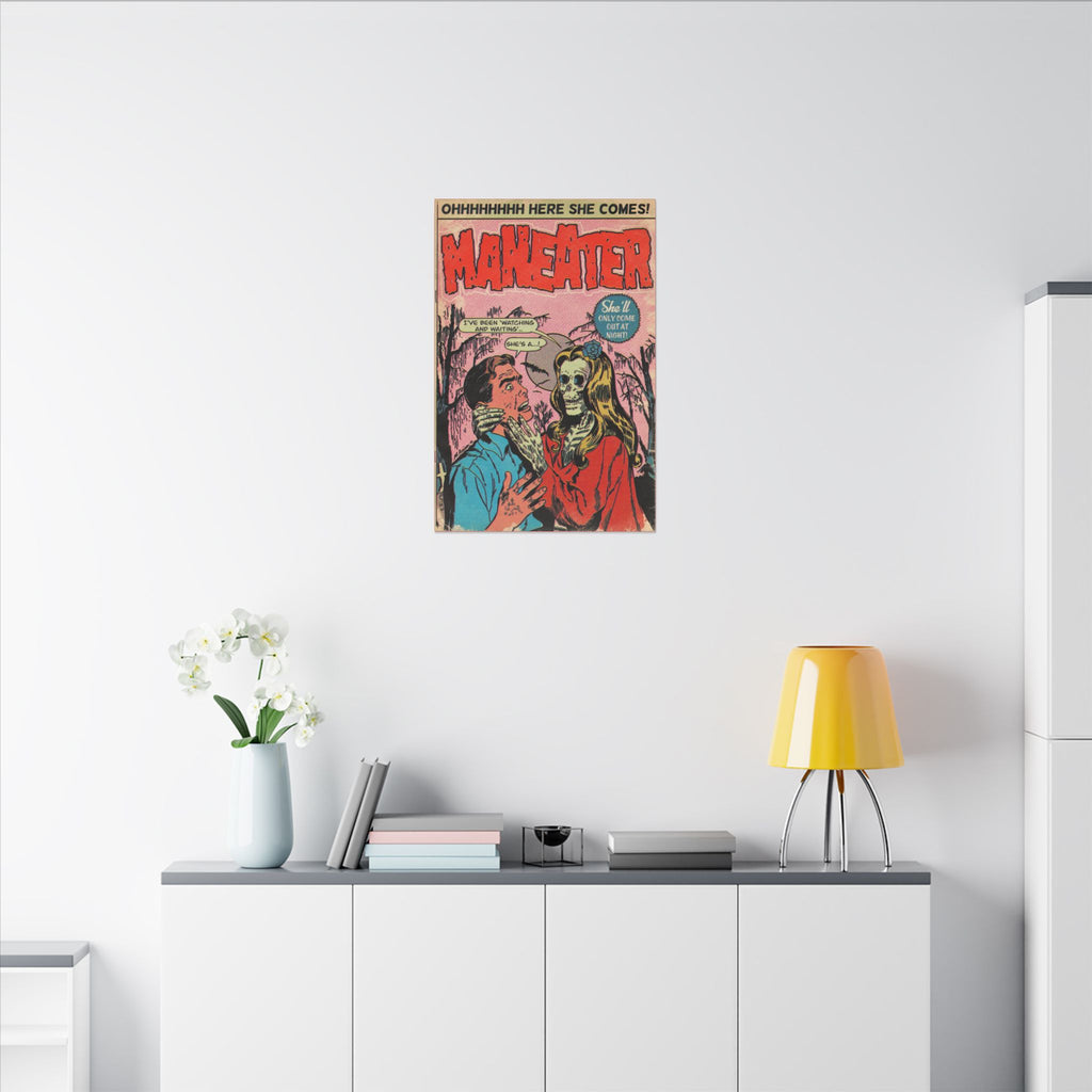 Maneater - Matte Canvas, Stretched, 0.75" (Multi-Size)
