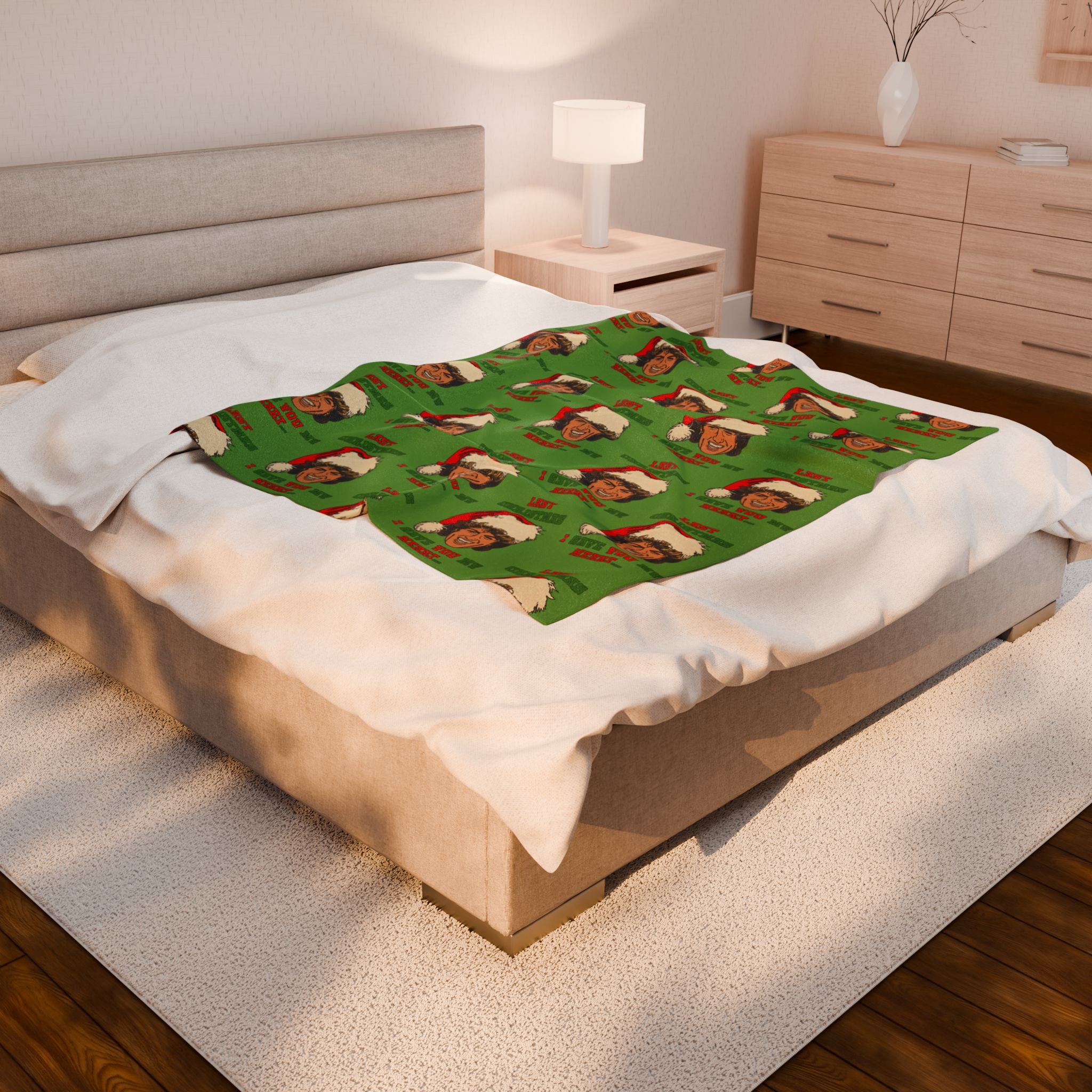 Last Christmas I Gave you my Heart - Velveteen Plush Blanket