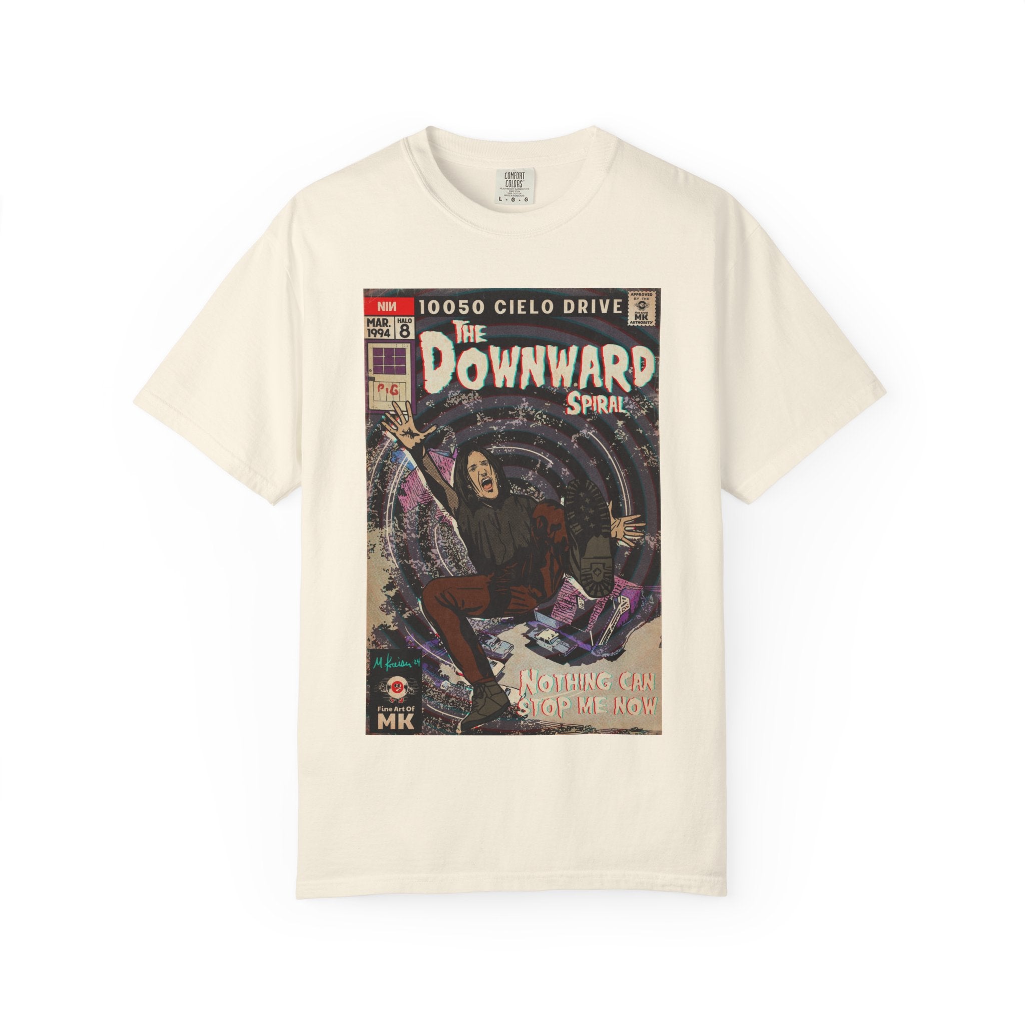 The Downward Spiral - Unisex Comfort Colors T-shirt
