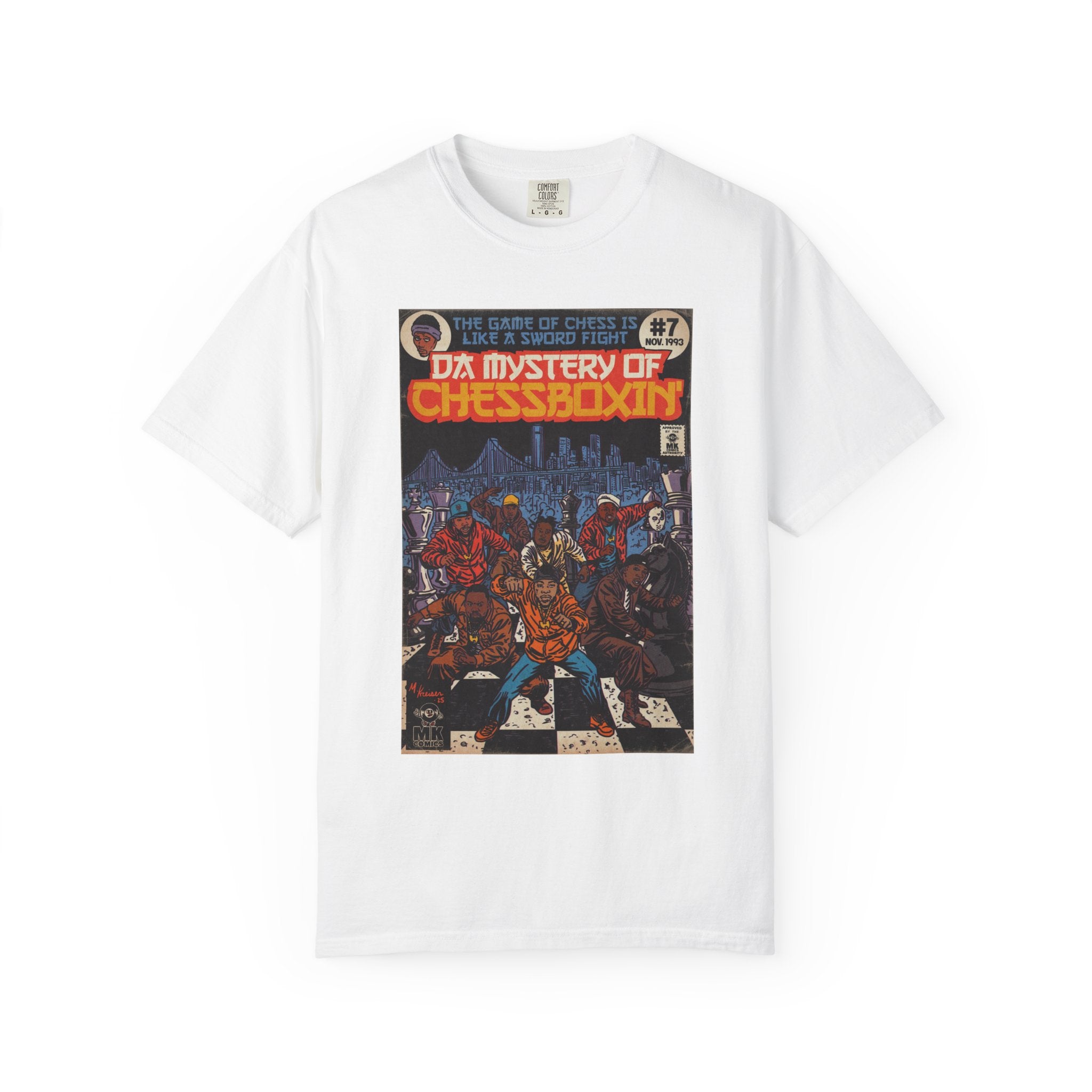 Da Mystery of Chessboxin - Unisex Comfort Colors T-shirt | Hip Hop Graphic Cotton Oversized Streetwear Tee