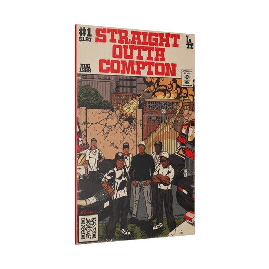 Straight Outta Compton - Matte Canvas, Stretched, 0.75"