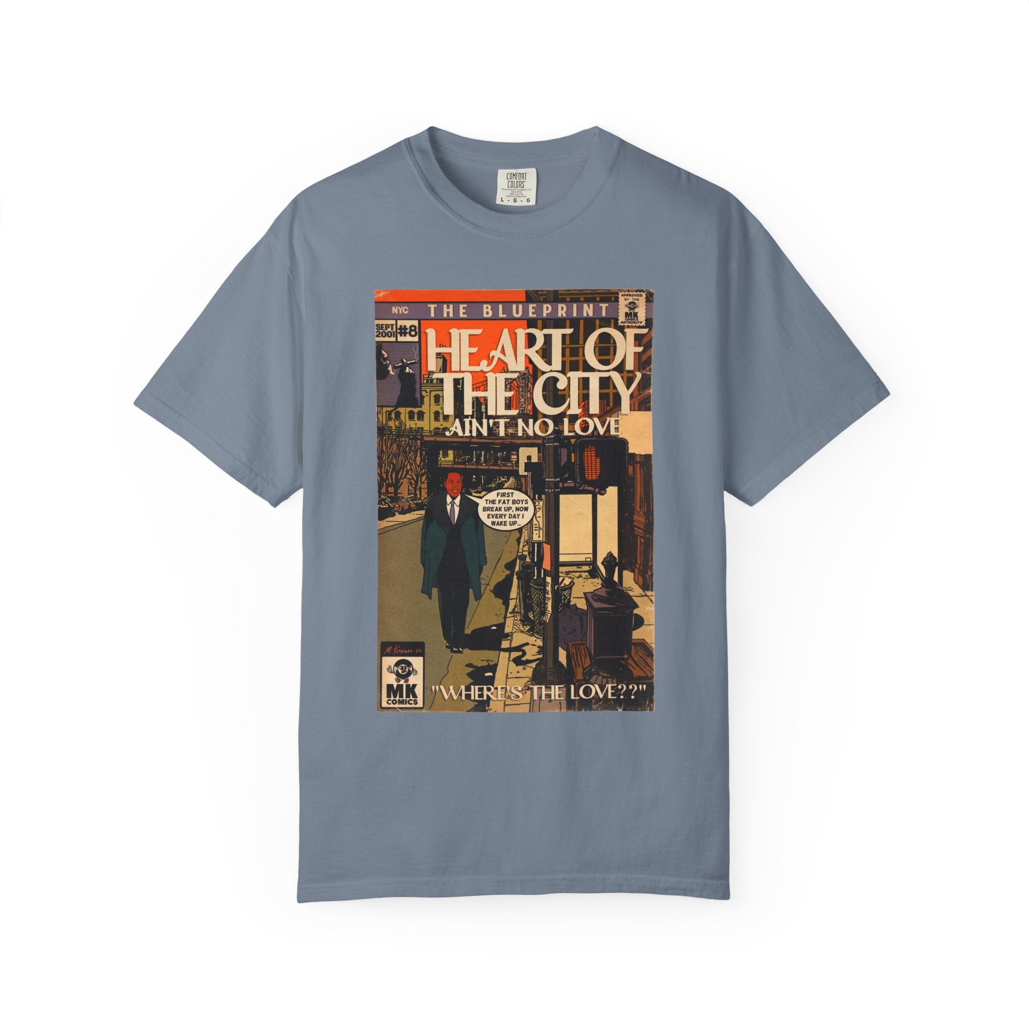 Heart of the City - Unisex Garment-Dyed T-shirt