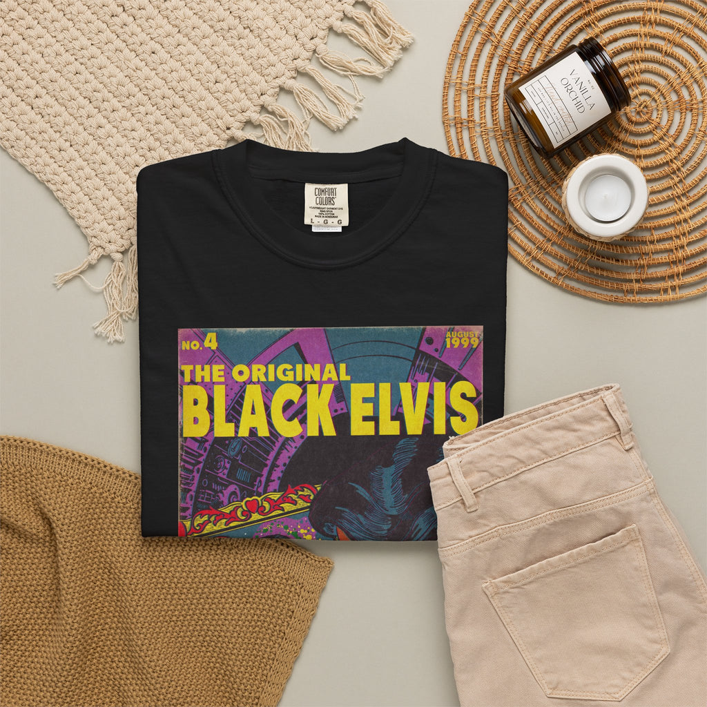 Black Elvis - Unisex Garment-Dyed T-shirt