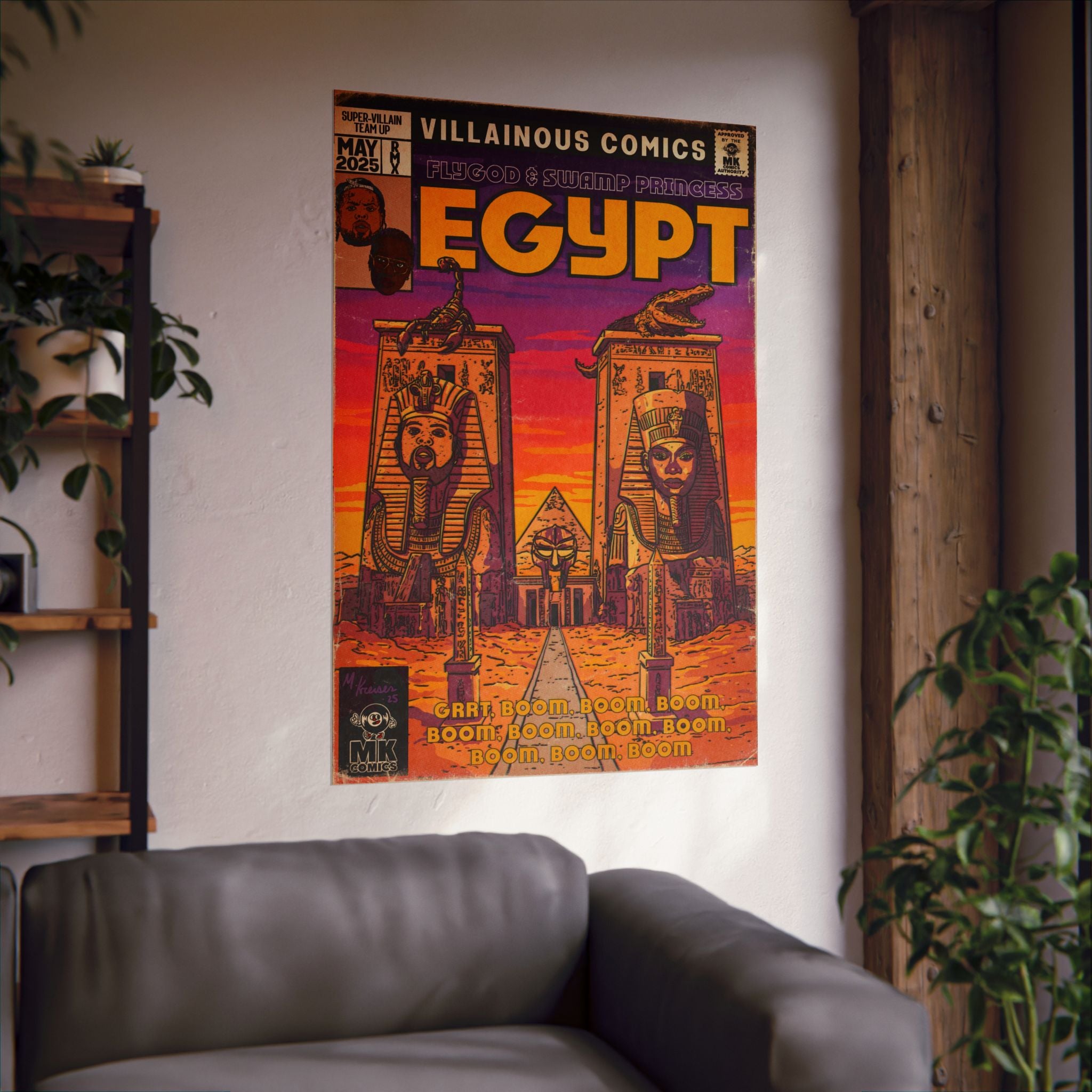 Egypt Remix - Matte Vertical Posters