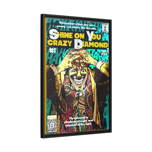 Pink Floyd - Shine on You crazy Diamond -  Gallery Canvas Wraps, Vertical Frame