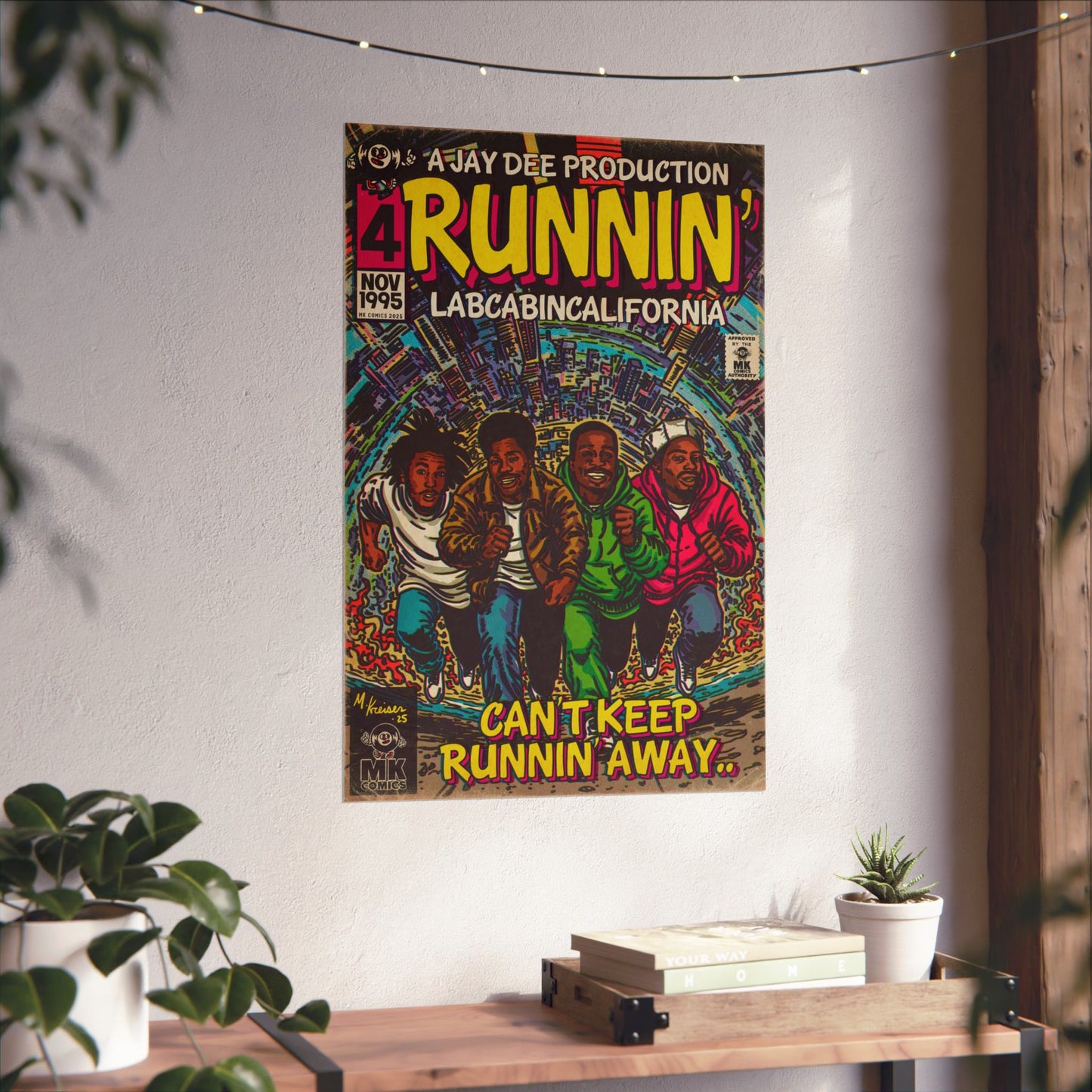 Runnin' - Matte Vertical Posters
