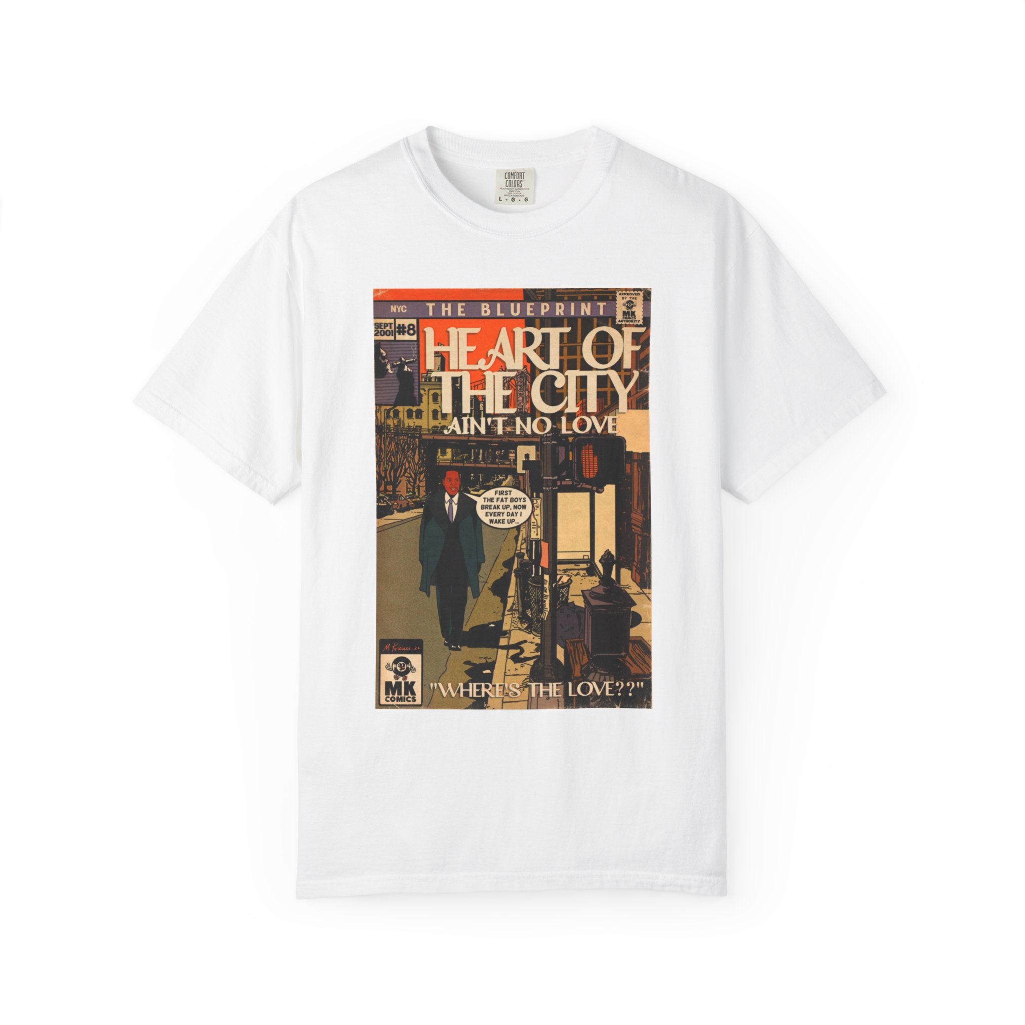 Heart of the City - Unisex Garment-Dyed T-shirt