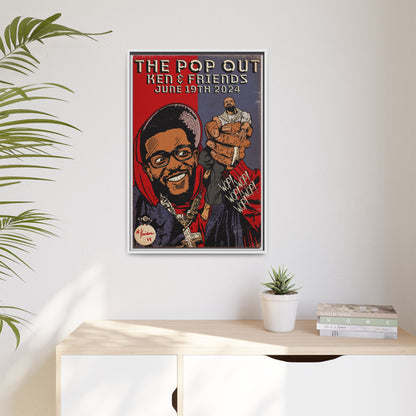 Kendrick Lamar - The Pop Out  - Gallery Canvas Wraps, Vertical Frame