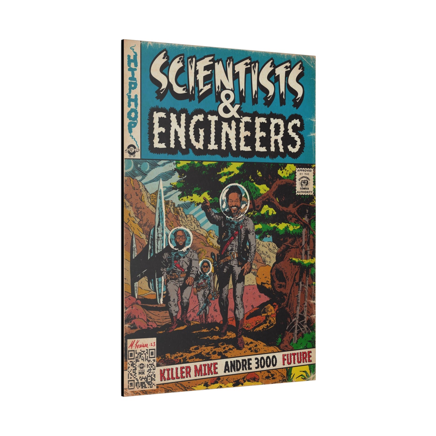 Killer Mike - Scientists & Engineers - Andre 3000 - Future - Matte Canvas, Stretched, 0.75"