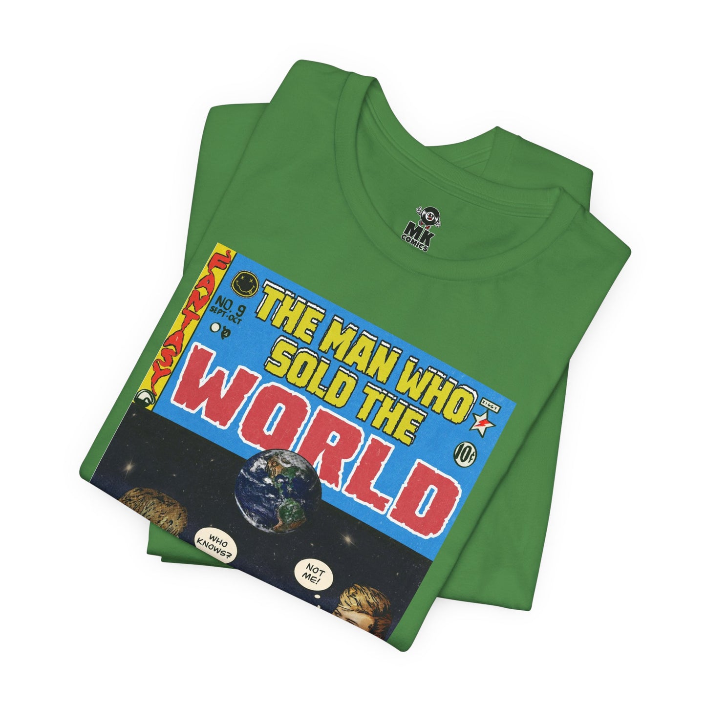 Bowie & Cobain - The Man Who Sold the World - Unisex Jersey Short Sleeve Tee
