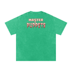 Master of Puppets - Snow Washed Oversized Cotton T-Shirt