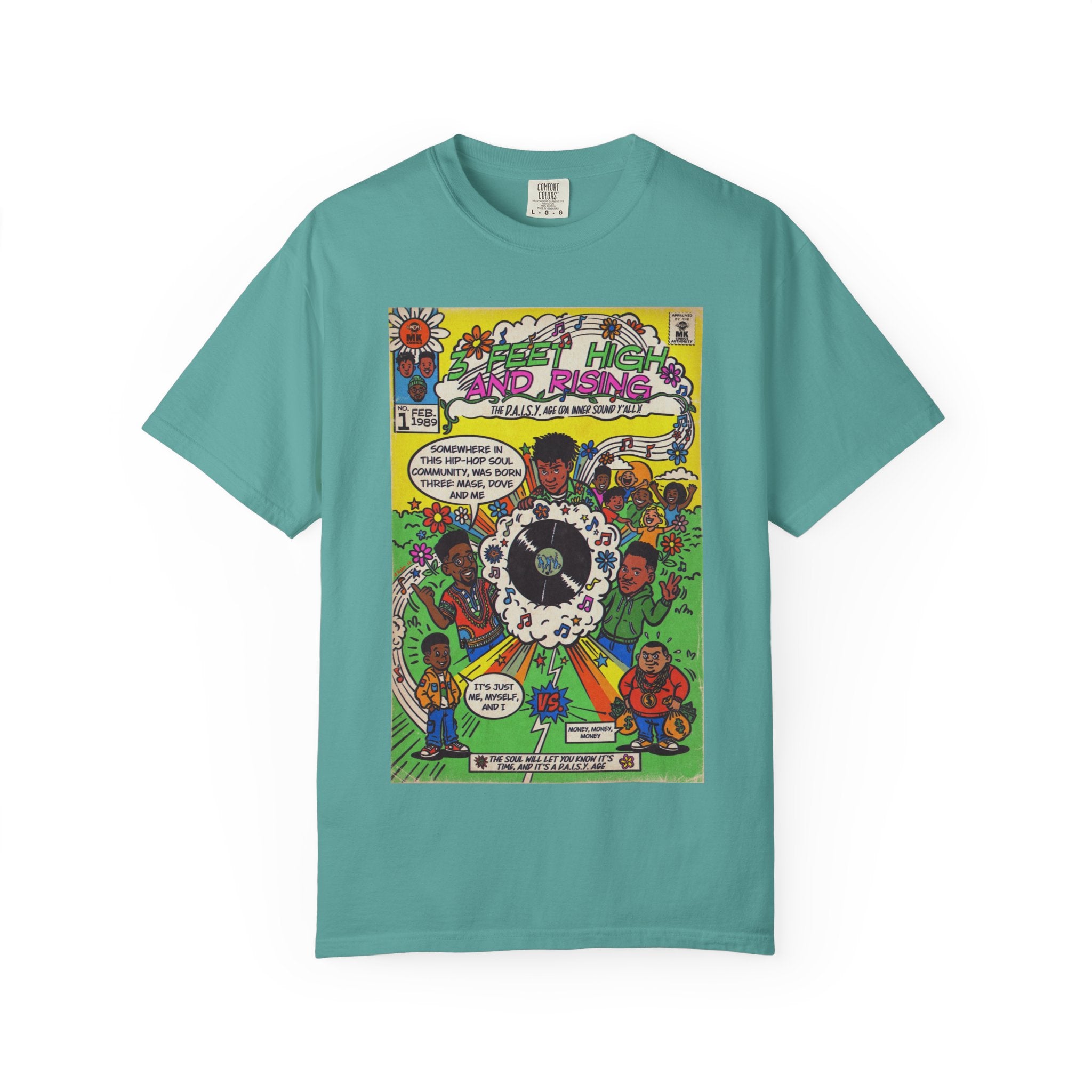 3 Feet High & Rising - Unisex Comfort Colors T-shirt