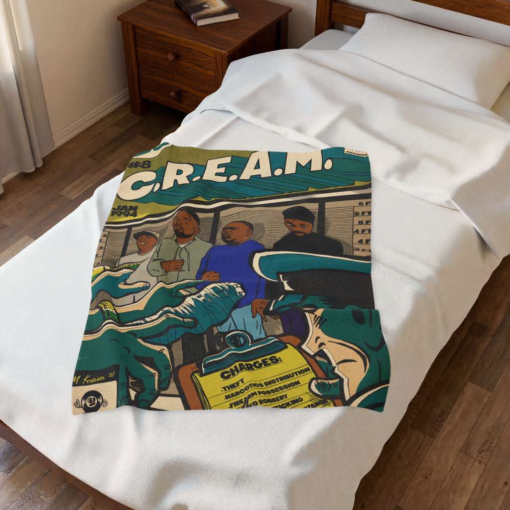C.R.E.A.M - Velveteen Plush Blanket