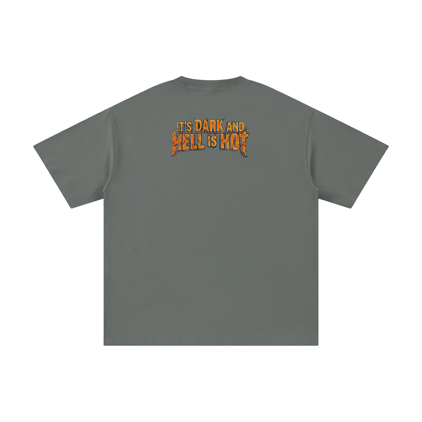 It's Dark & Hell is Hot - Unisex Pure Cotton T-Shirt