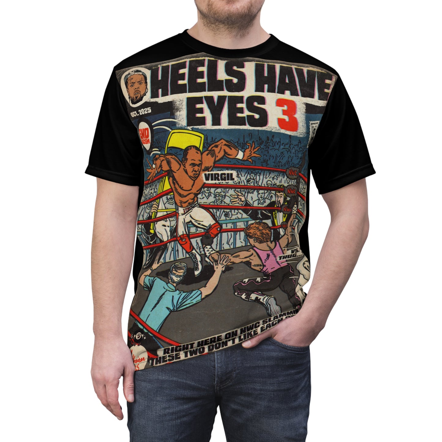 Heels Have Eyes 3 - Unisex Cut & Sew Tee (AOP)