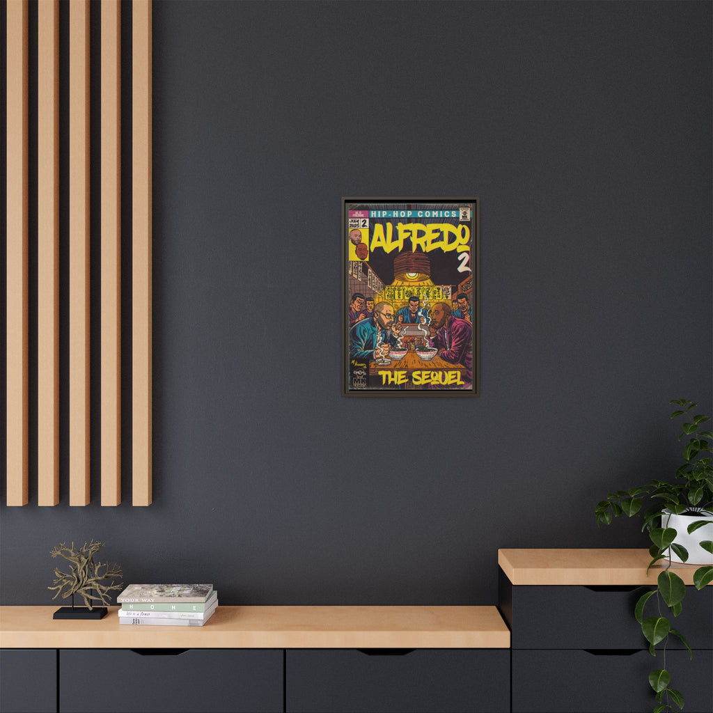 Alfredo 2 - Matte Canvas, Framed (Multi-color)