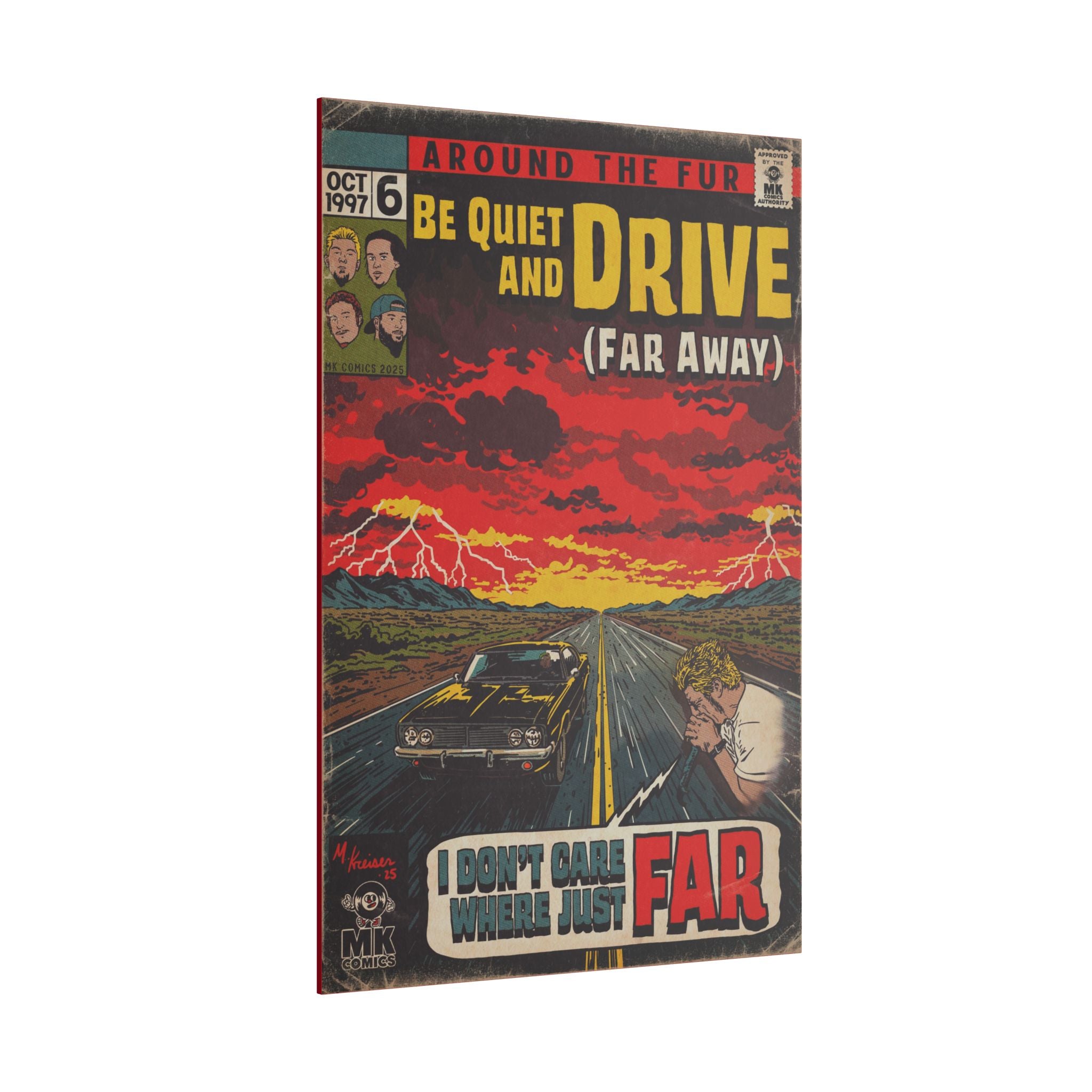 Be Quiet and Drive - Matte Canvas, Stretched, 0.75" (Multi-Size)