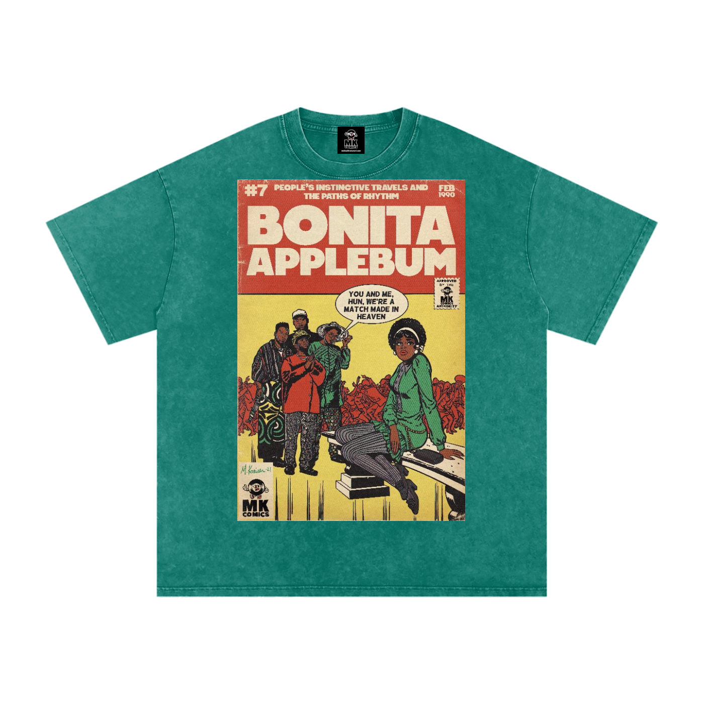 Bonita Applebum - Snow Washed Oversized Cotton T-Shirt