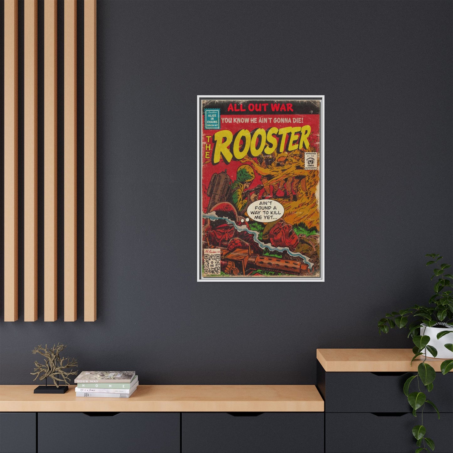 Alice In Chains - Rooster - Gallery Canvas Wraps, Vertical Frame