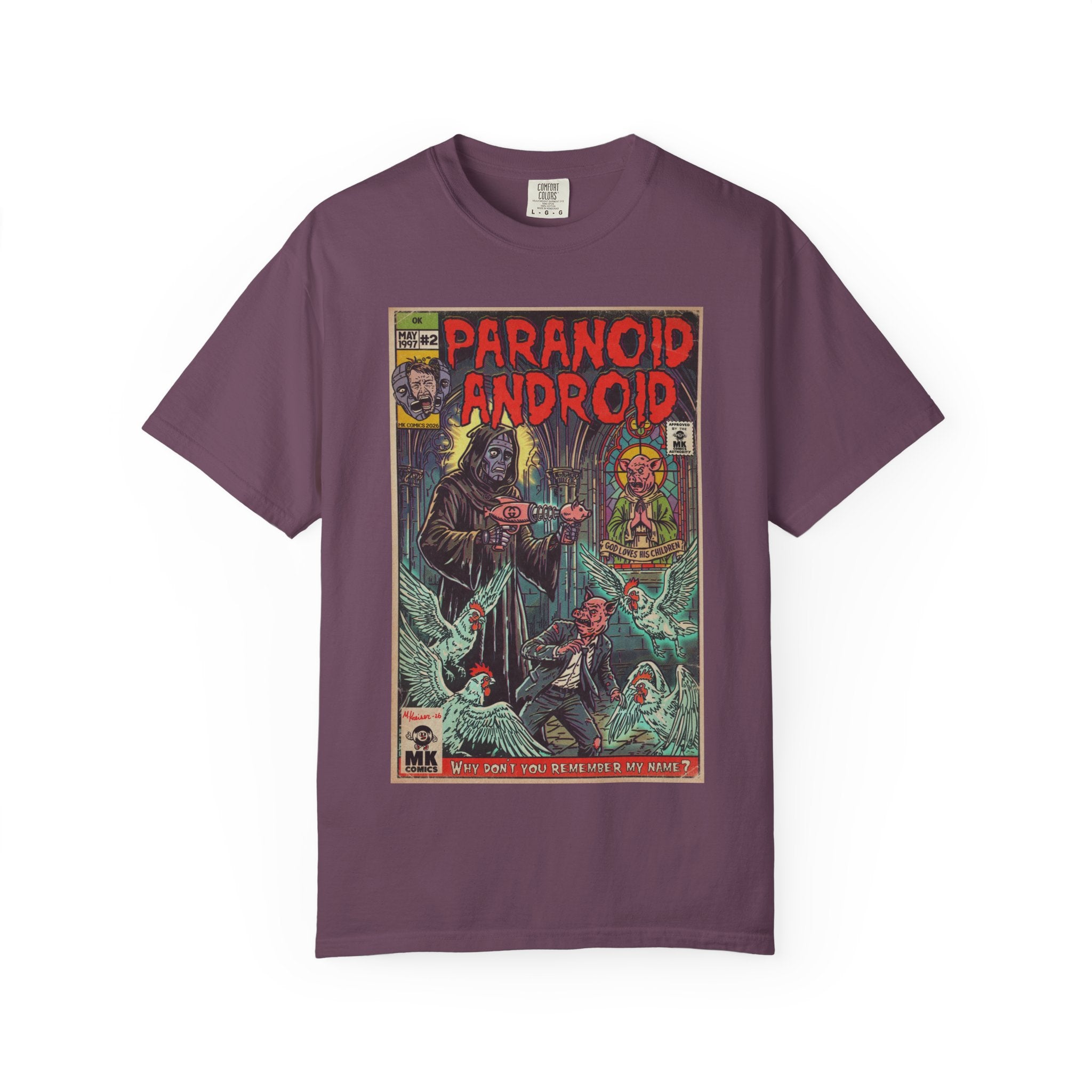 Paranoid Android - Unisex Comfort Colors T-shirt