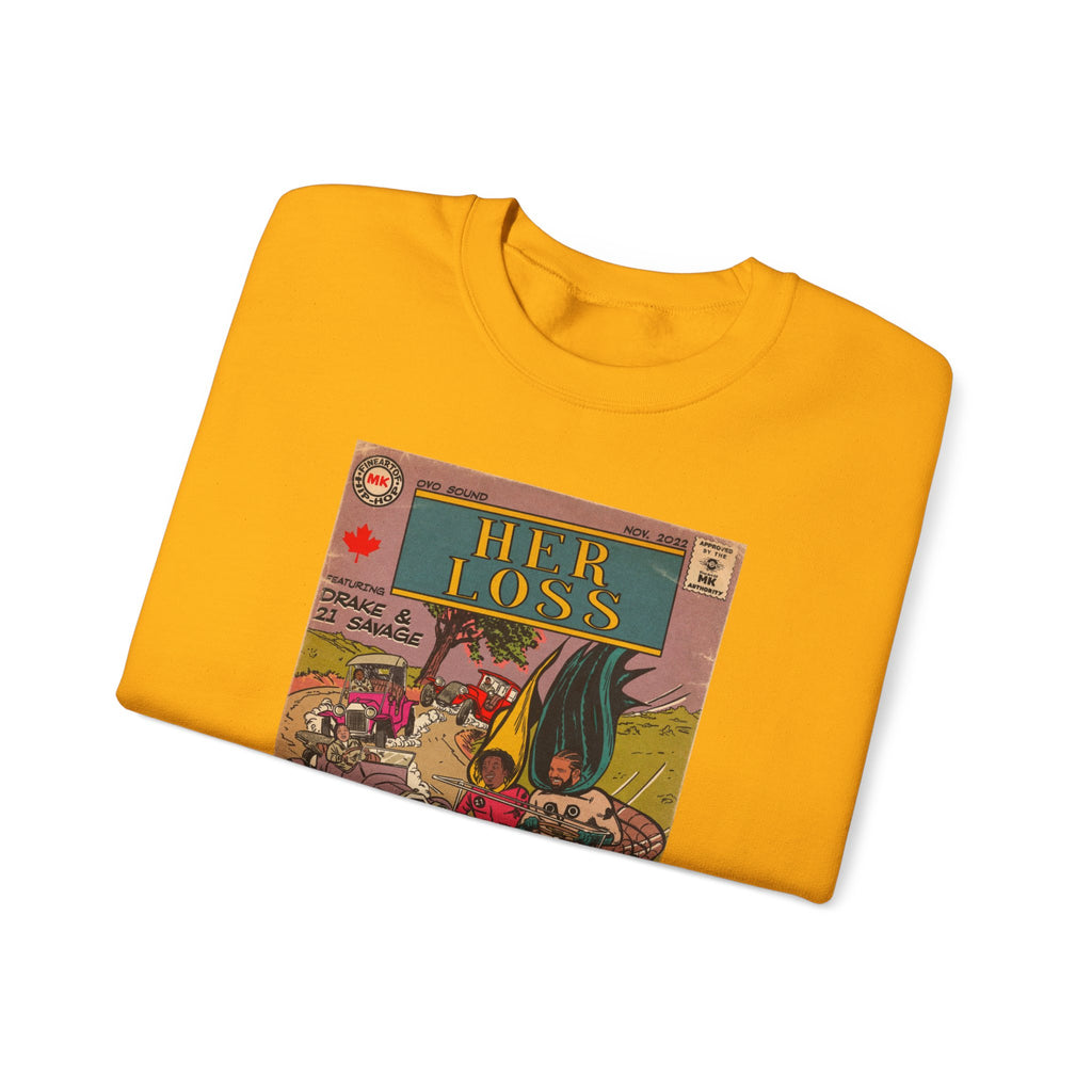 Her Loss - Unisex Heavy Blend™ Crewneck Sweatshirt