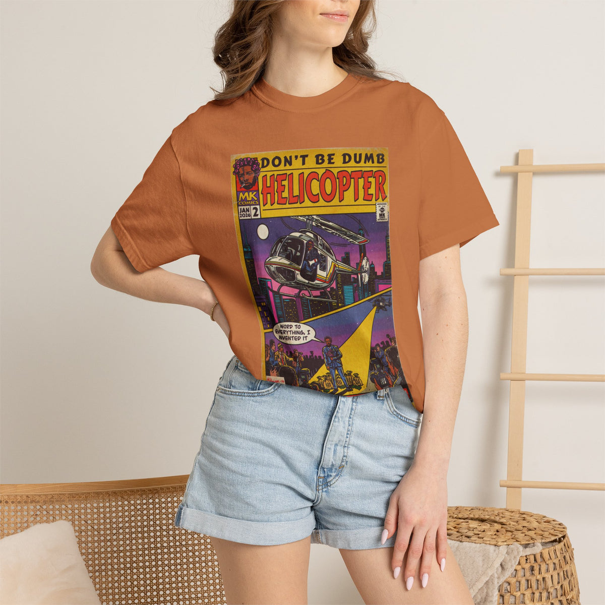 Helicopter - Unisex Comfort Colors T-shirt
